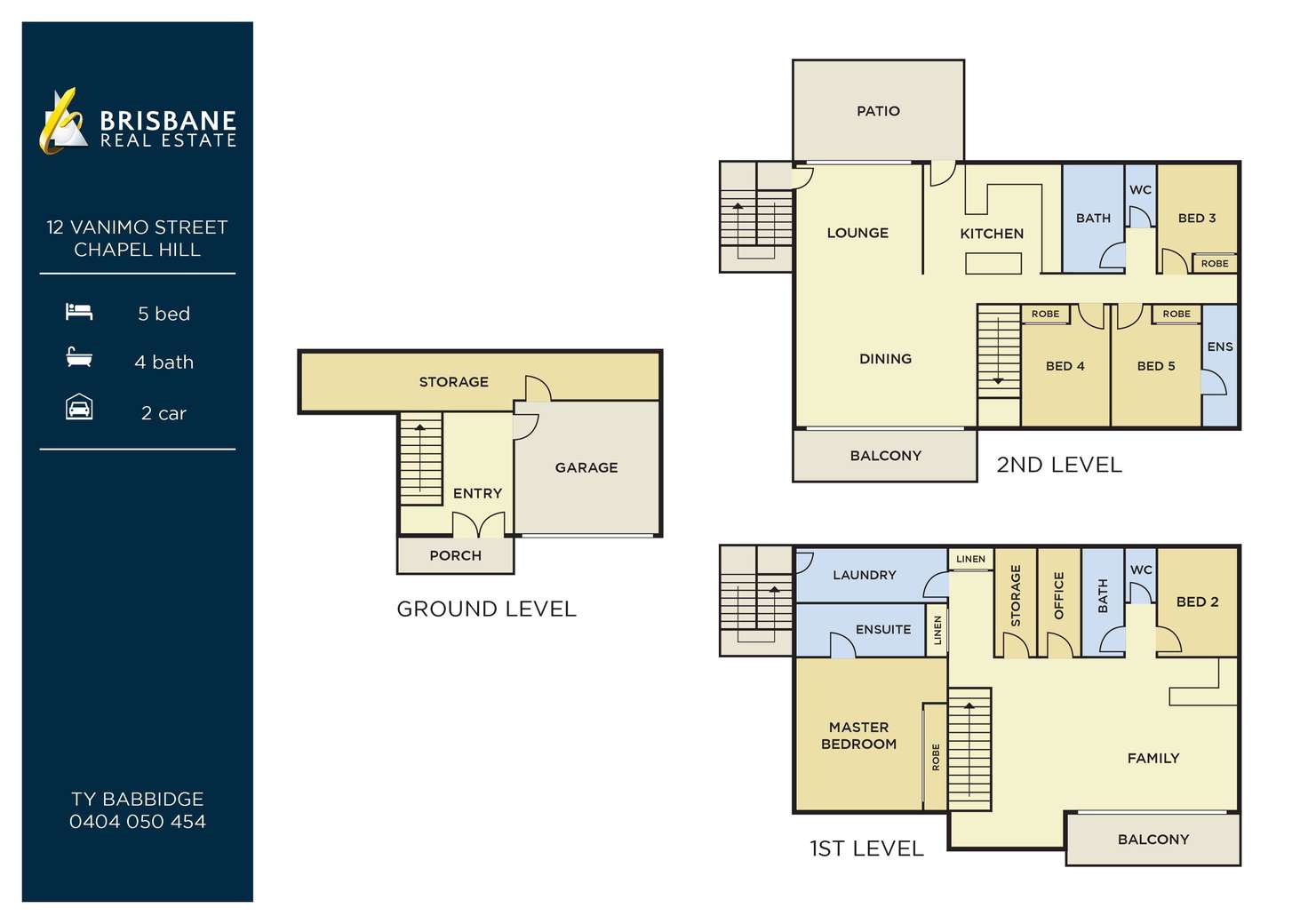 Floorplan of Homely house listing, 12 Vanimo Street, Chapel Hill QLD 4069