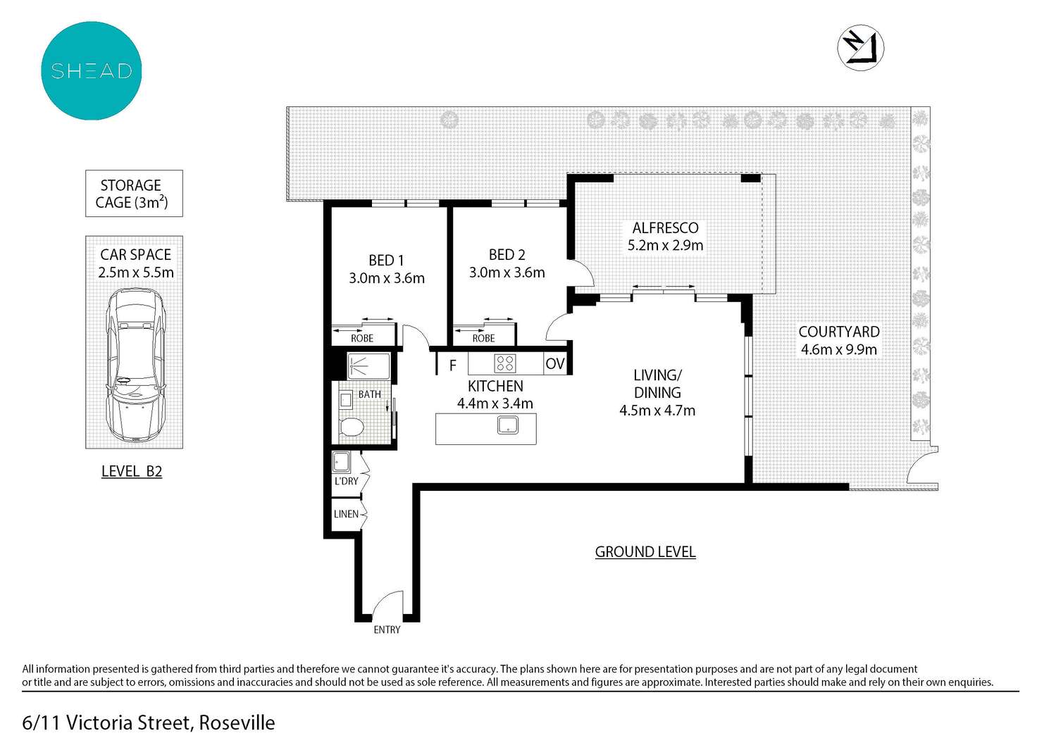 Floorplan of Homely apartment listing, 006/11 Victoria Street, Roseville NSW 2069
