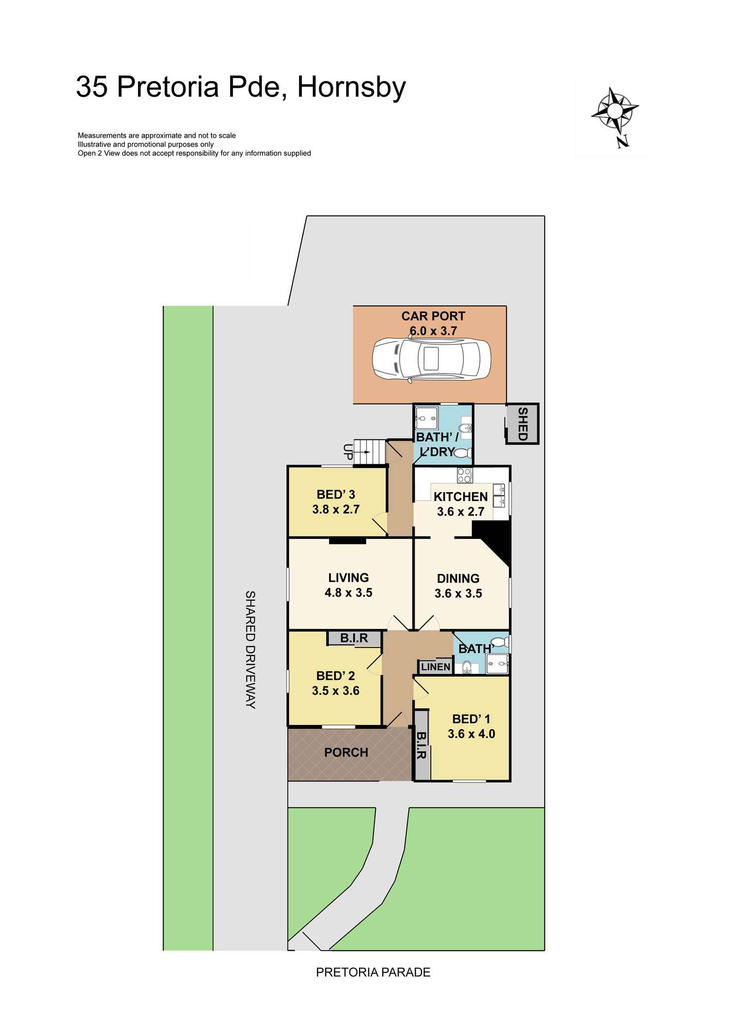Floorplan of Homely house listing, 1/35 Pretoria Parade, Hornsby NSW 2077