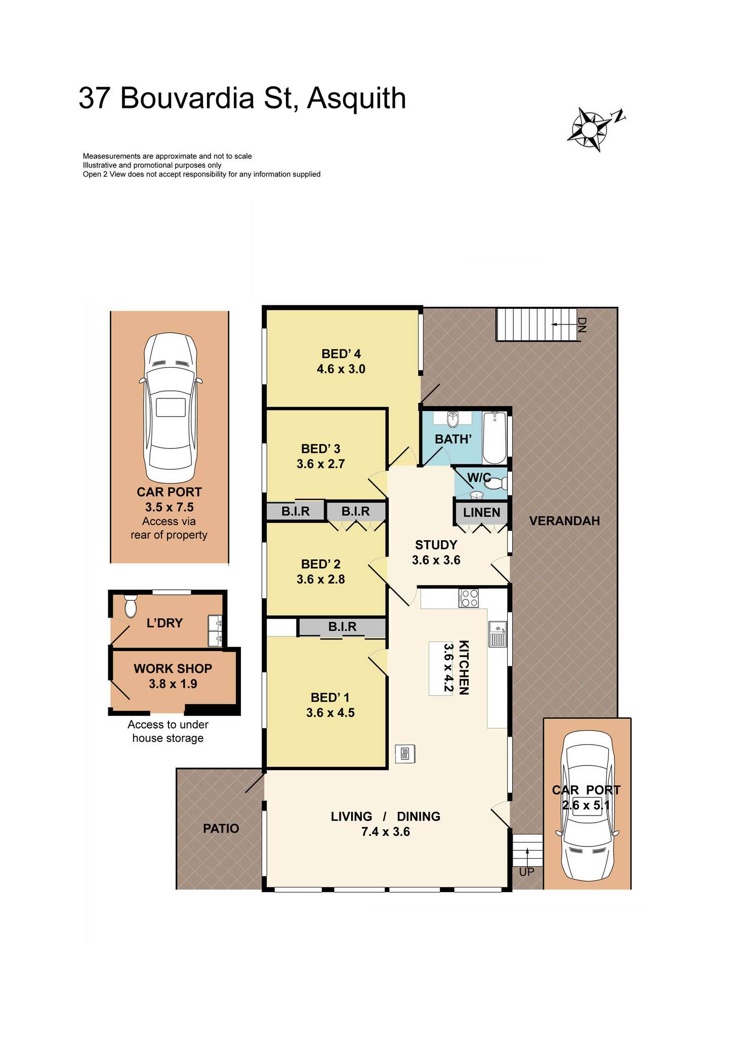 Floorplan of Homely house listing, 37 Bouvardia Street, Asquith NSW 2077