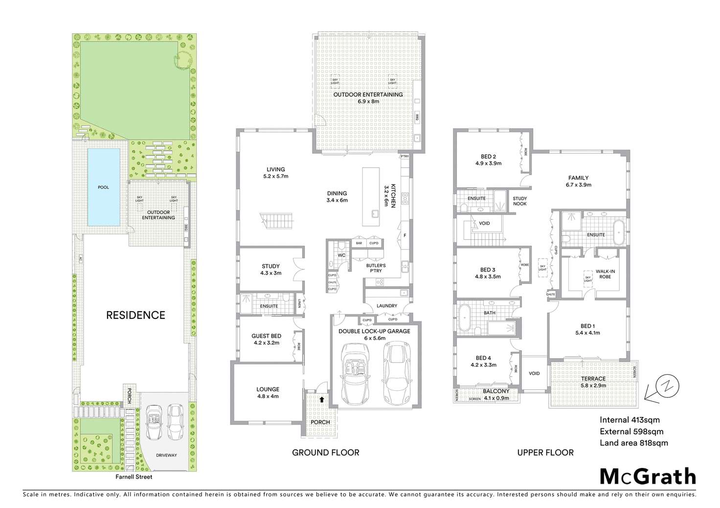 Floorplan of Homely house listing, 39 Farnell Street, Hunters Hill NSW 2110