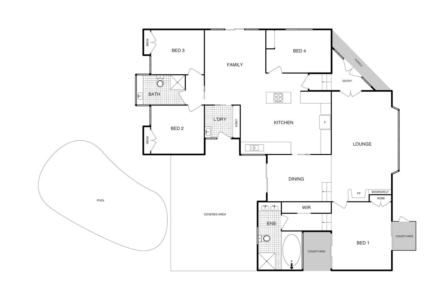 Floorplan of Homely house listing, 9 Ingram Street, Gowrie ACT 2904