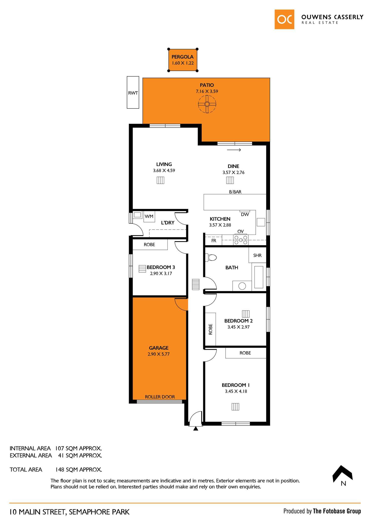 Floorplan of Homely house listing, 10 Malin Street, Semaphore Park SA 5019