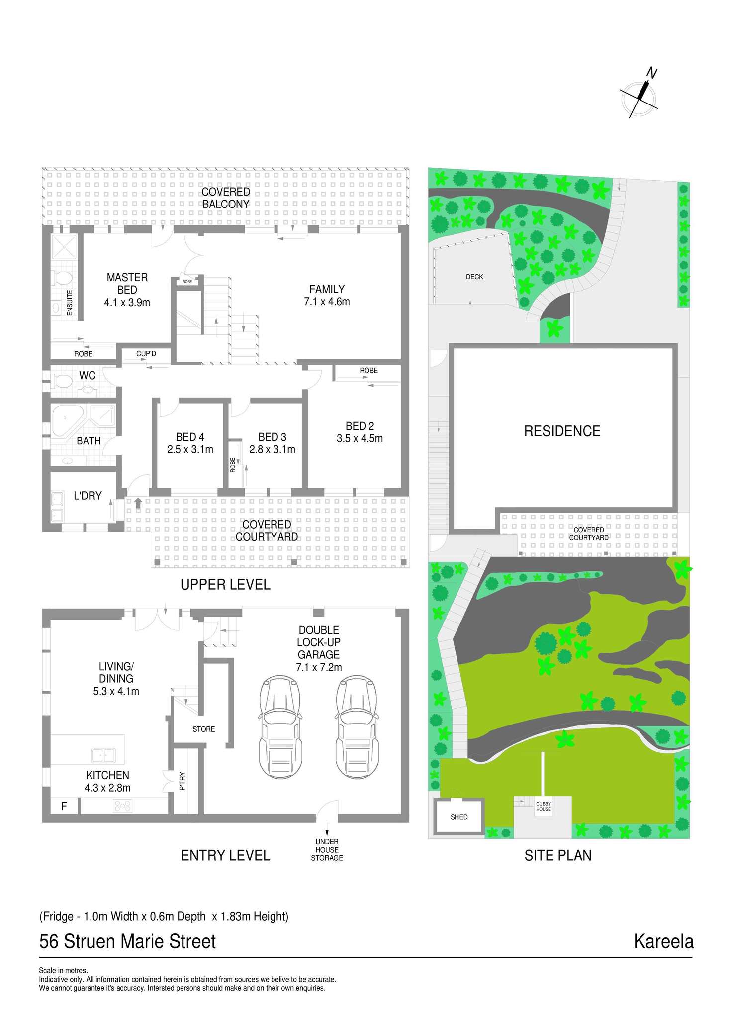 Floorplan of Homely house listing, 56 Struen Marie Street, Kareela NSW 2232