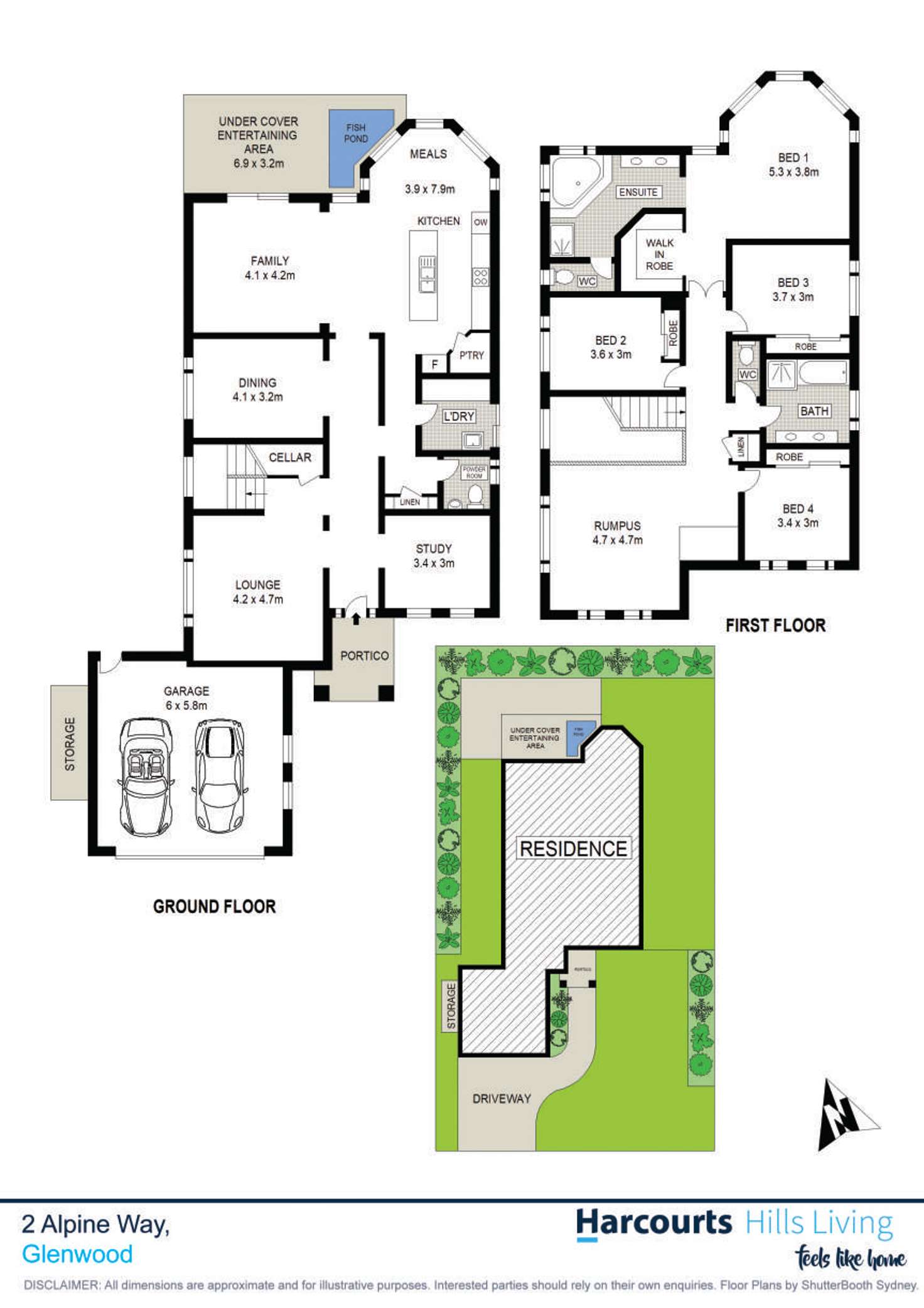 Floorplan of Homely house listing, 2 Alpine Way, Glenwood NSW 2768