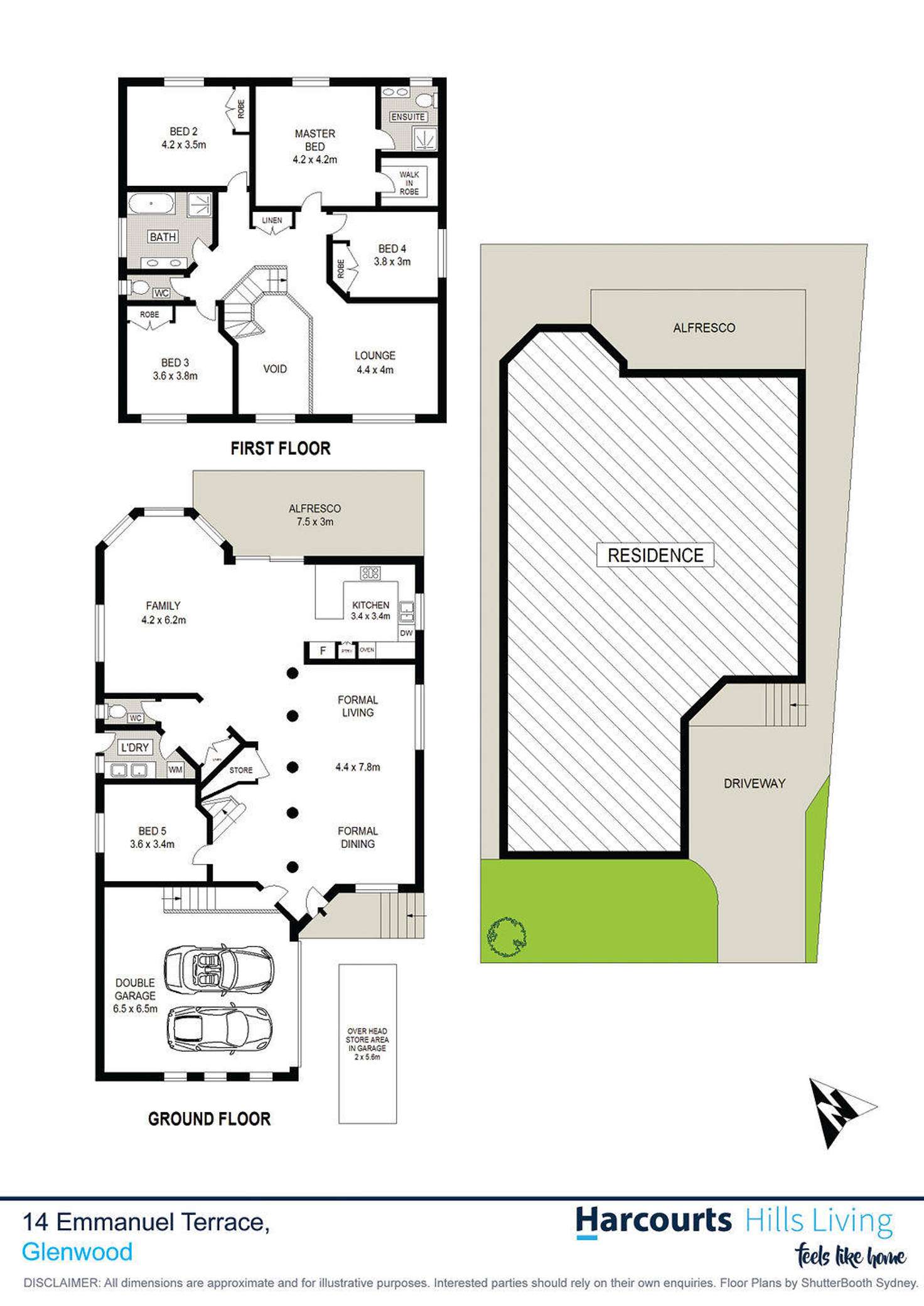 Floorplan of Homely house listing, 14 Emmanuel Terrace, Glenwood NSW 2768