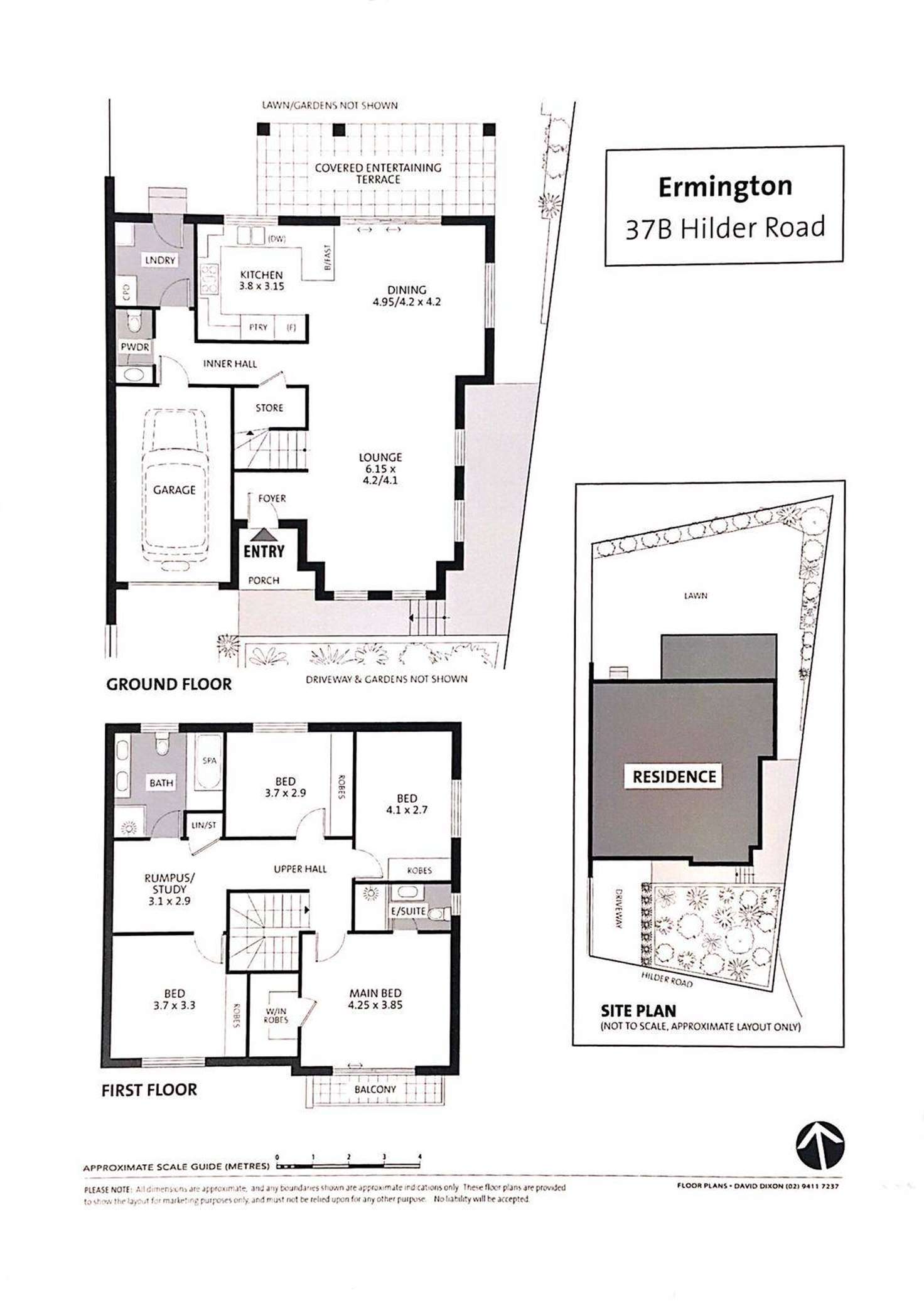 Floorplan of Homely semiDetached listing, 37B Hilder Road, Ermington NSW 2115