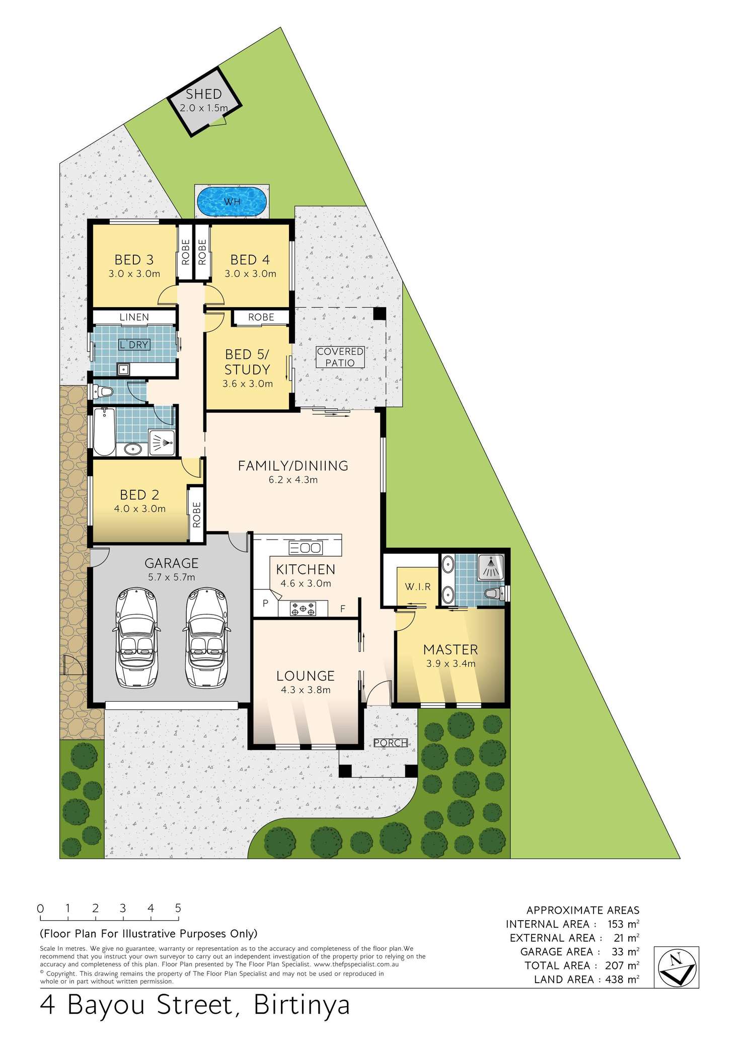 Floorplan of Homely house listing, 4 Bayou Street, Birtinya QLD 4575