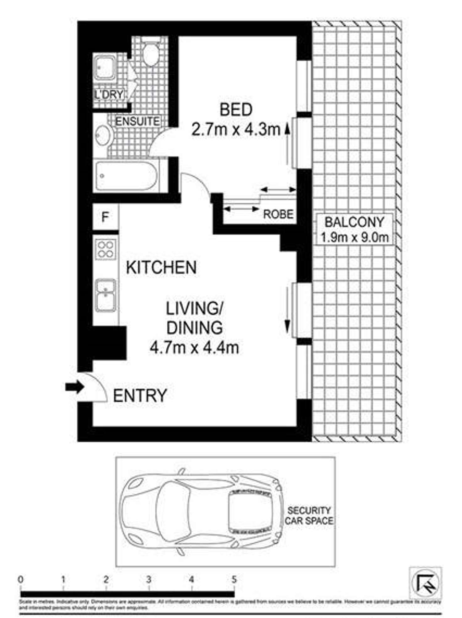 Floorplan of Homely apartment listing, 52/2-8 Brisbane Street, Surry Hills NSW 2010