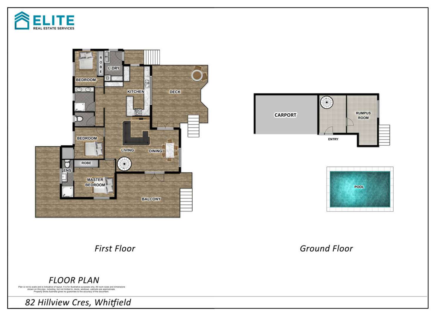 Floorplan of Homely house listing, 82 Hillview Crescent, Whitfield QLD 4870