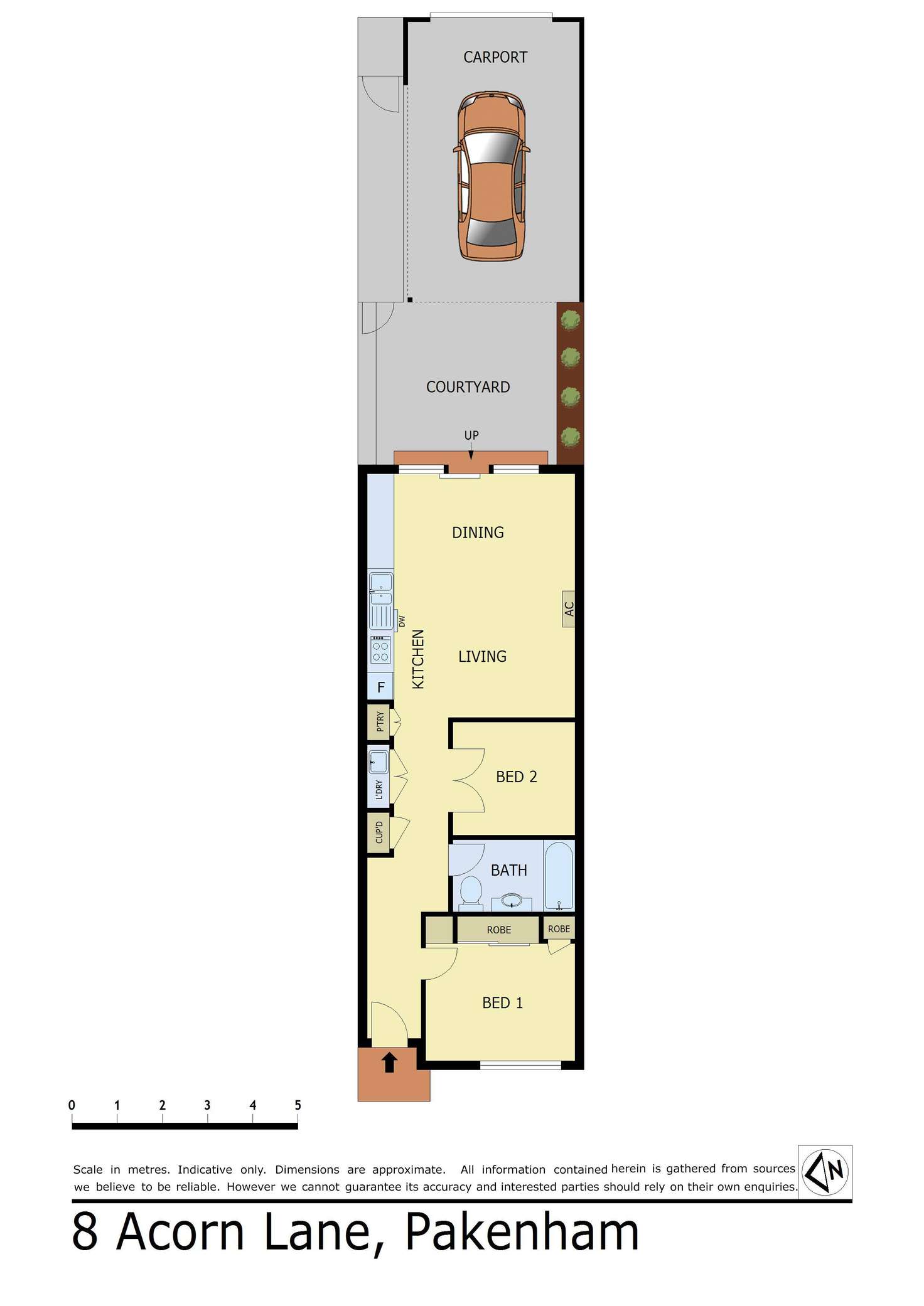 Floorplan of Homely house listing, 8 Acorn Lane, Pakenham VIC 3810