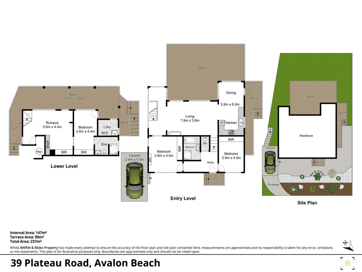 Floorplan of Homely house listing, 39 Plateau Road, Avalon Beach NSW 2107