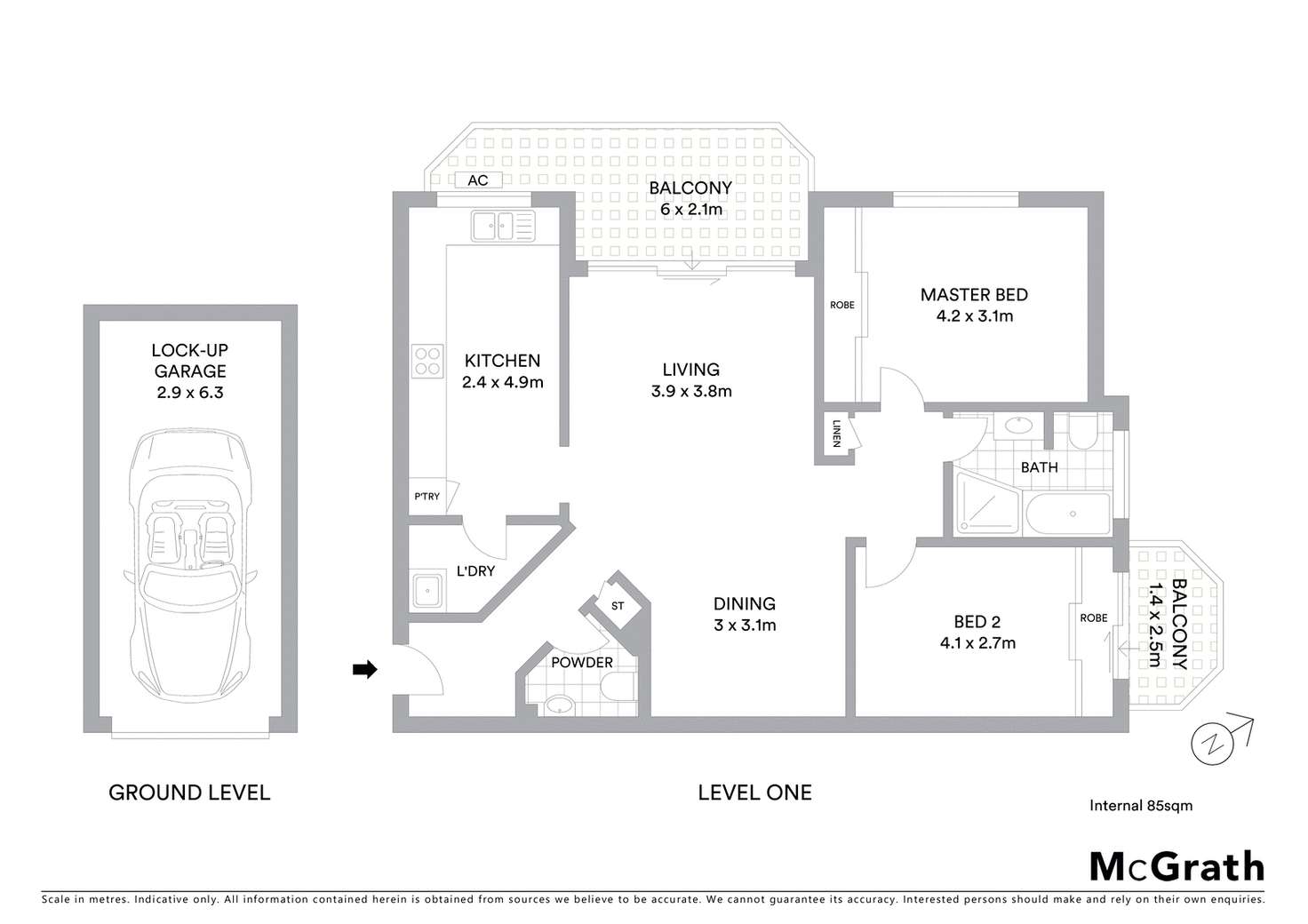 Floorplan of Homely unit listing, 3/25 Carlingford Road, Epping NSW 2121