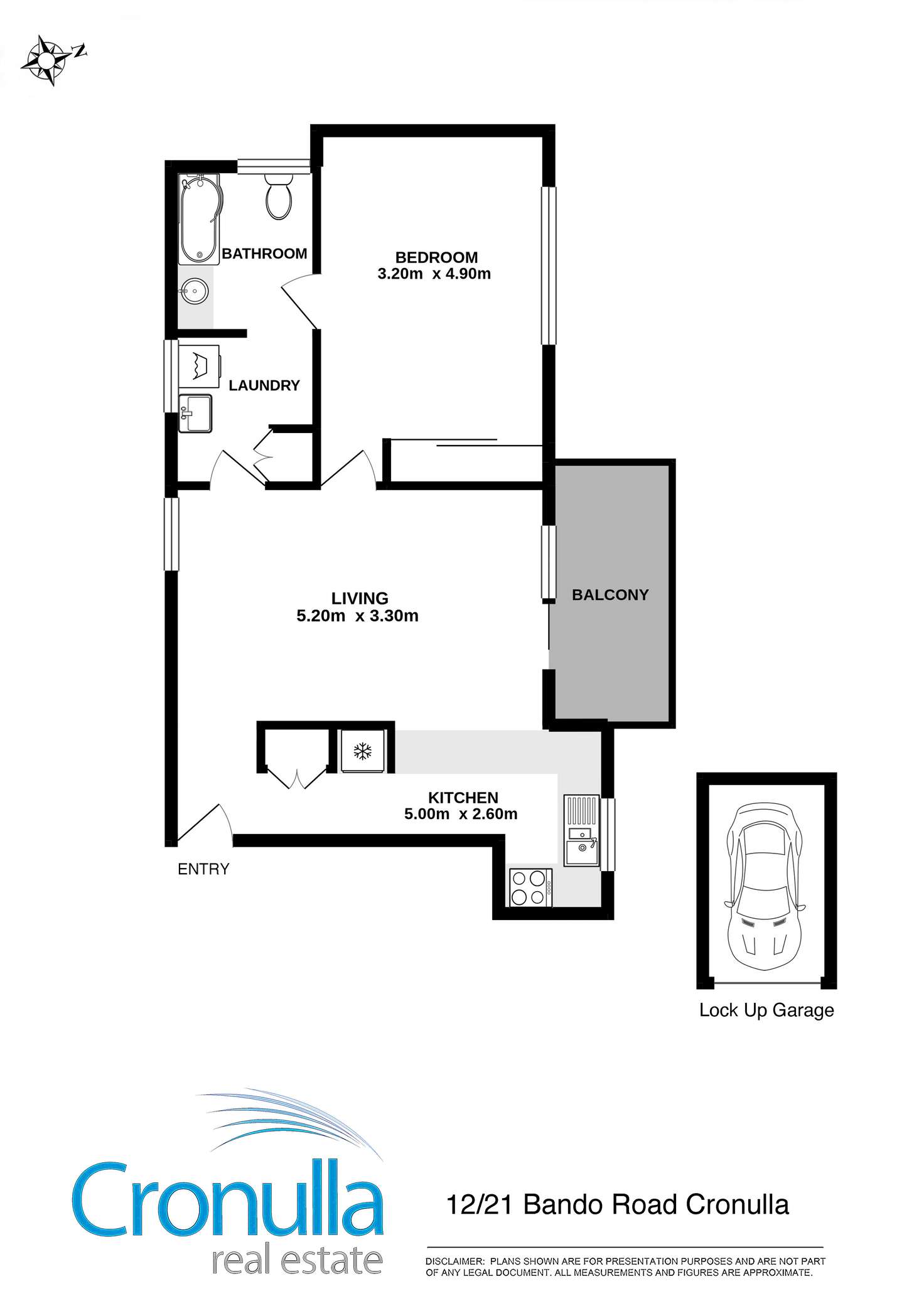 Floorplan of Homely apartment listing, 12/21 Bando Road, Cronulla NSW 2230