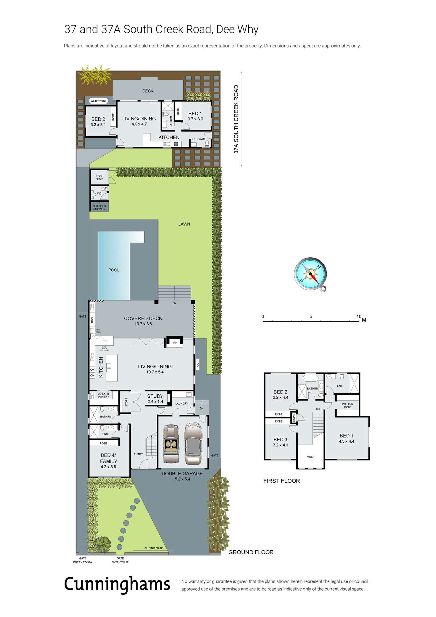 Floorplan of Homely house listing, 37 & 37A South Creek Road, Dee Why NSW 2099