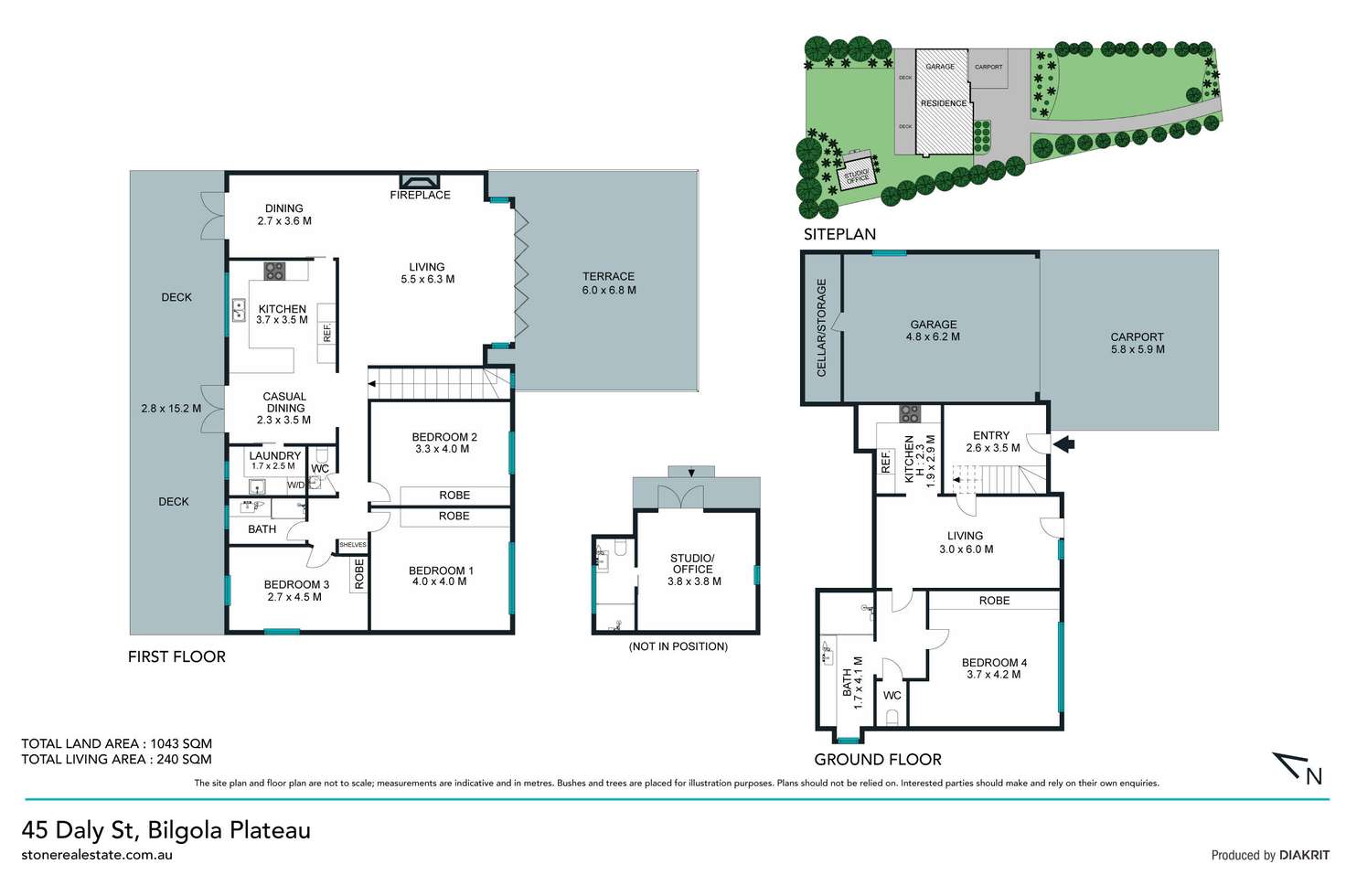 Floorplan of Homely house listing, 45 Daly Street, Bilgola Plateau NSW 2107