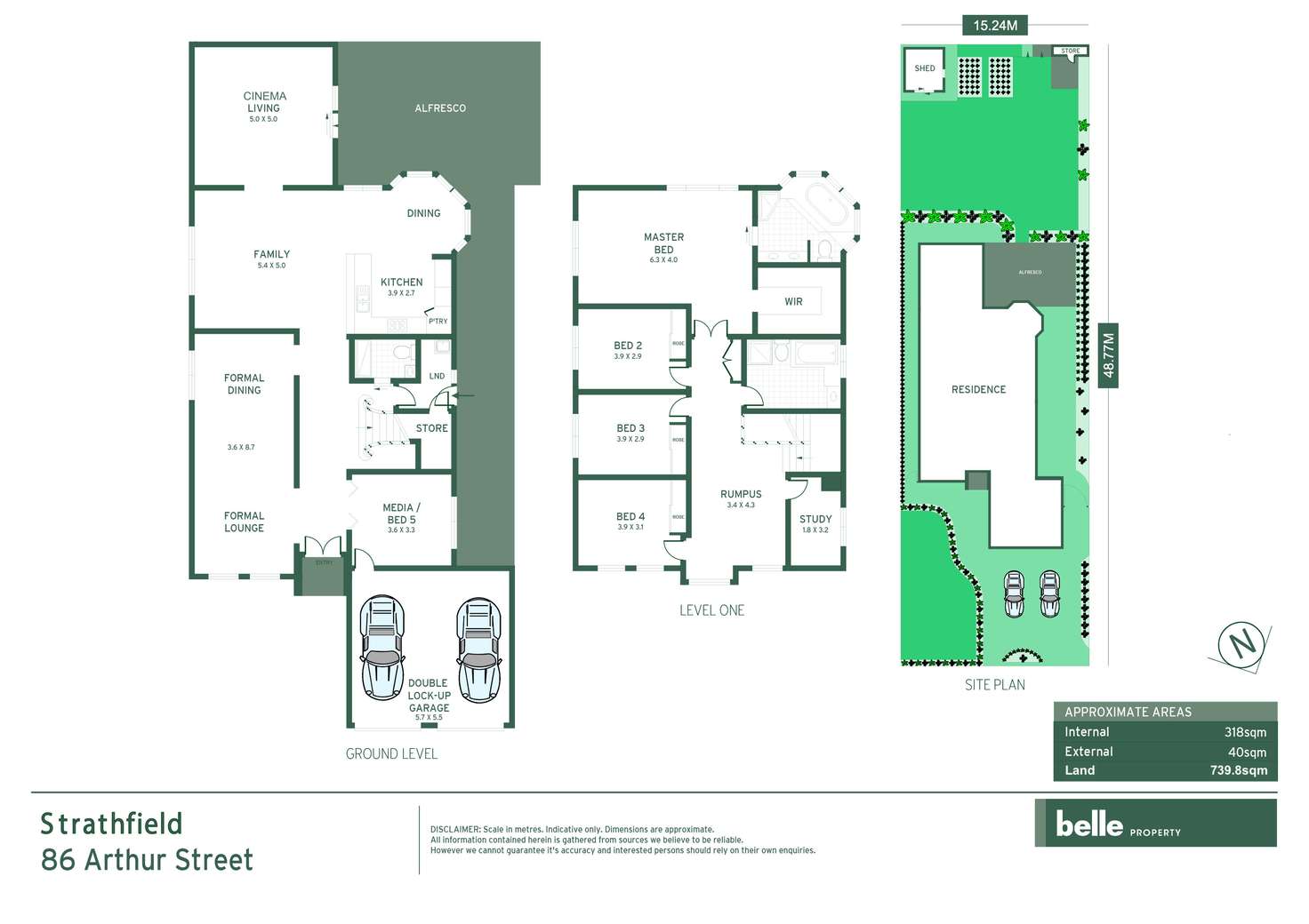 Floorplan of Homely house listing, 86 Arthur Street, Strathfield NSW 2135