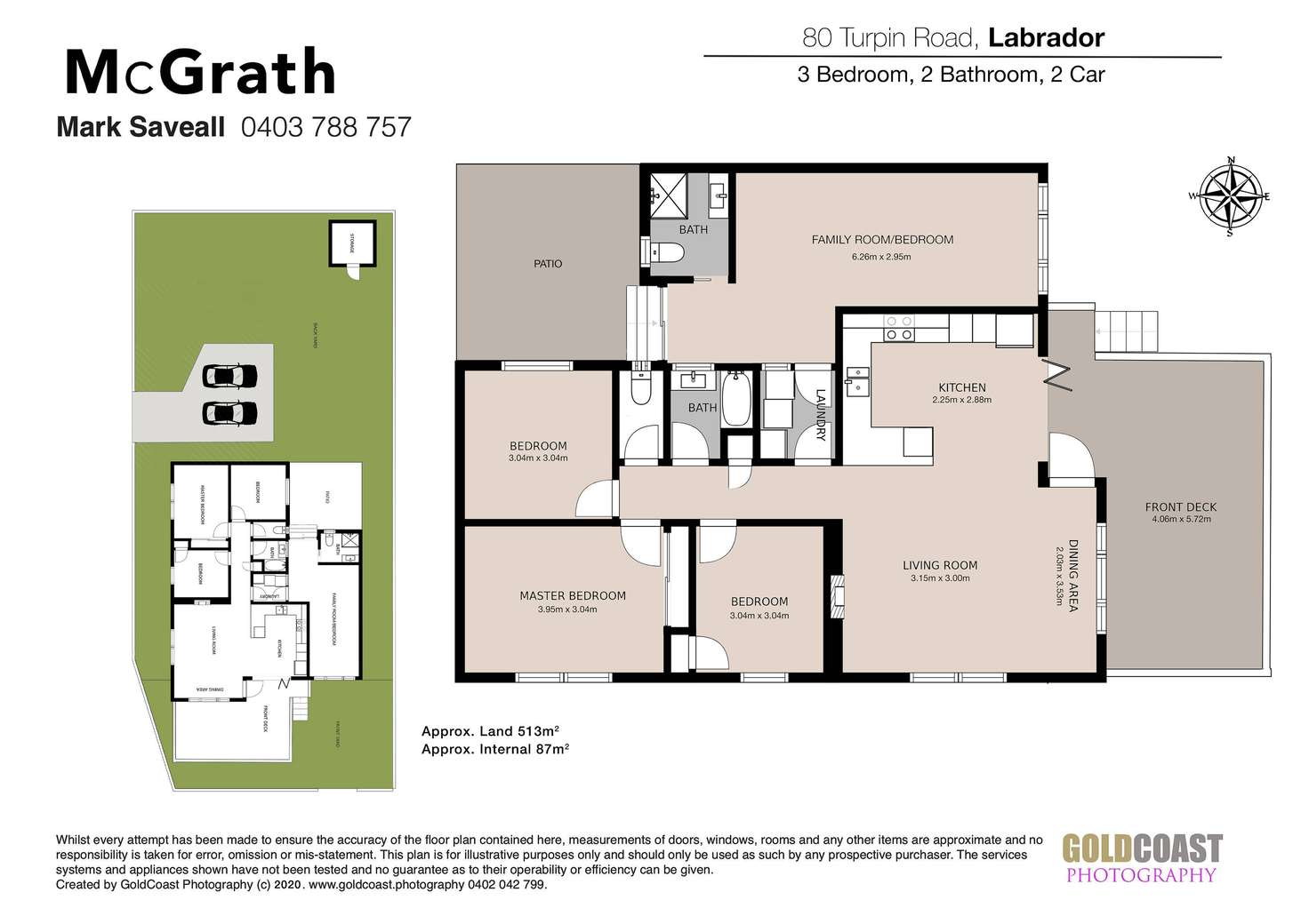 Floorplan of Homely house listing, 80 Turpin Road, Labrador QLD 4215