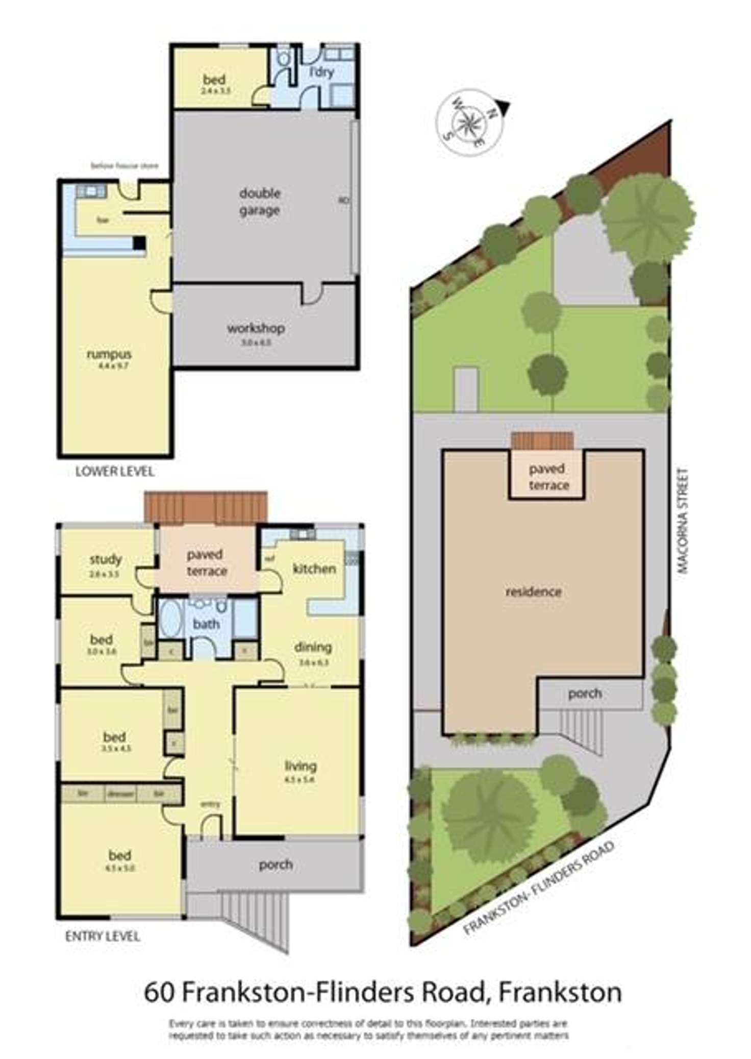 Floorplan of Homely house listing, 60 Frankston-Flinders Road, Frankston VIC 3199