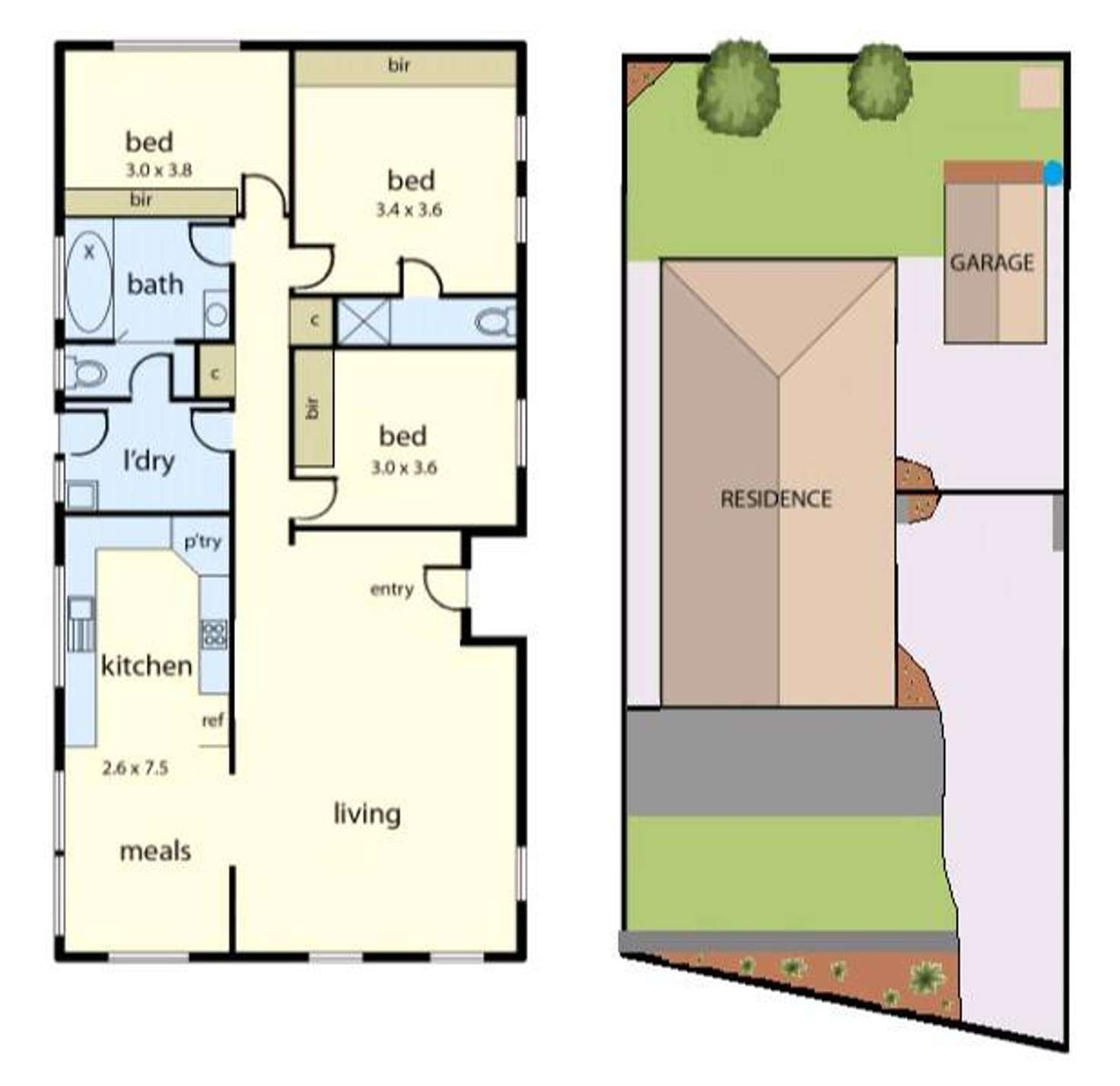 Floorplan of Homely house listing, 22 Sullivan Drive, Somerville VIC 3912