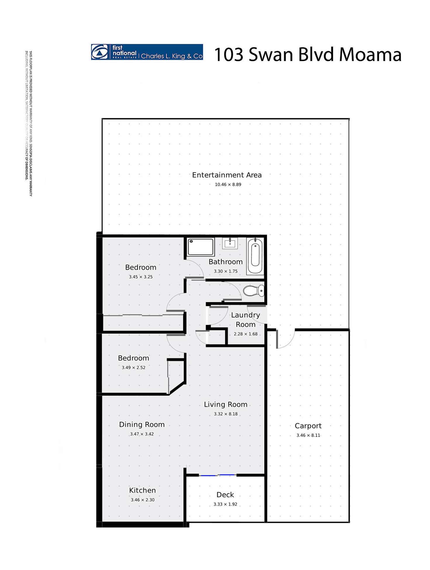 Floorplan of Homely house listing, 103 Swan Boulevard, Cobb Haven, Moama NSW 2731