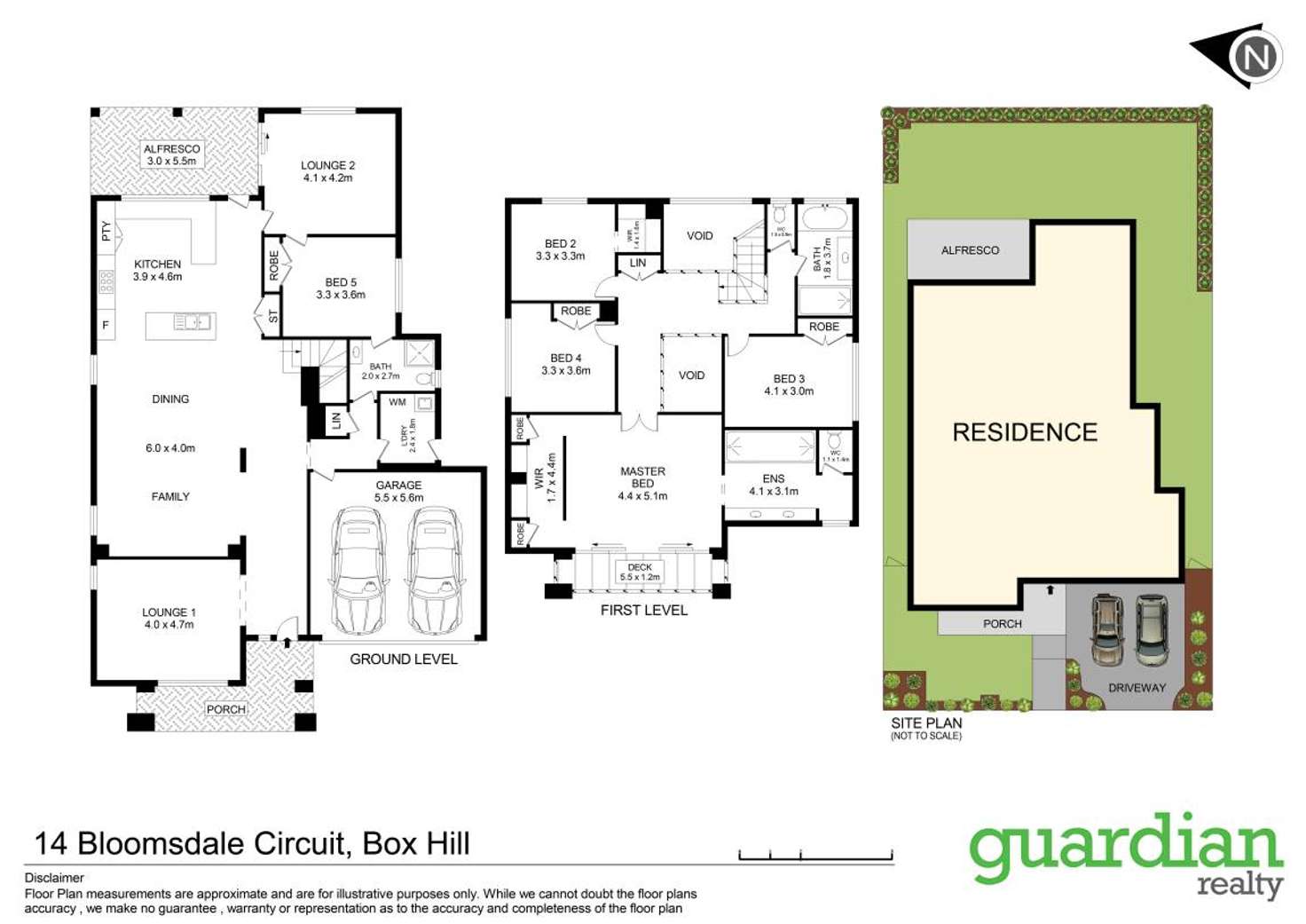 Floorplan of Homely house listing, 14 Bloomsdale Circuit, Box Hill NSW 2765