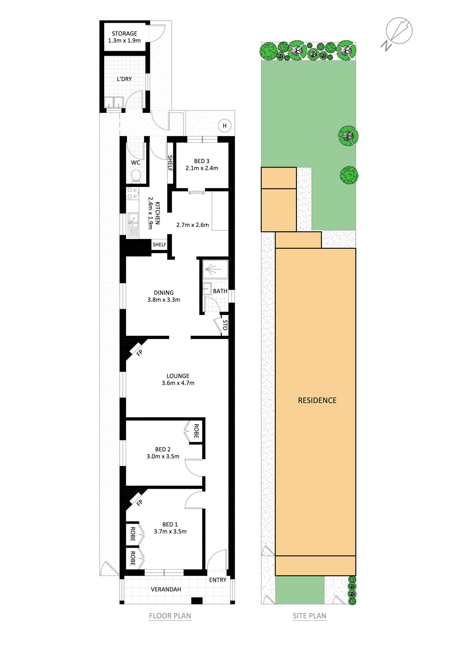 Floorplan of Homely house listing, 10 Edwin Street, Tempe NSW 2044