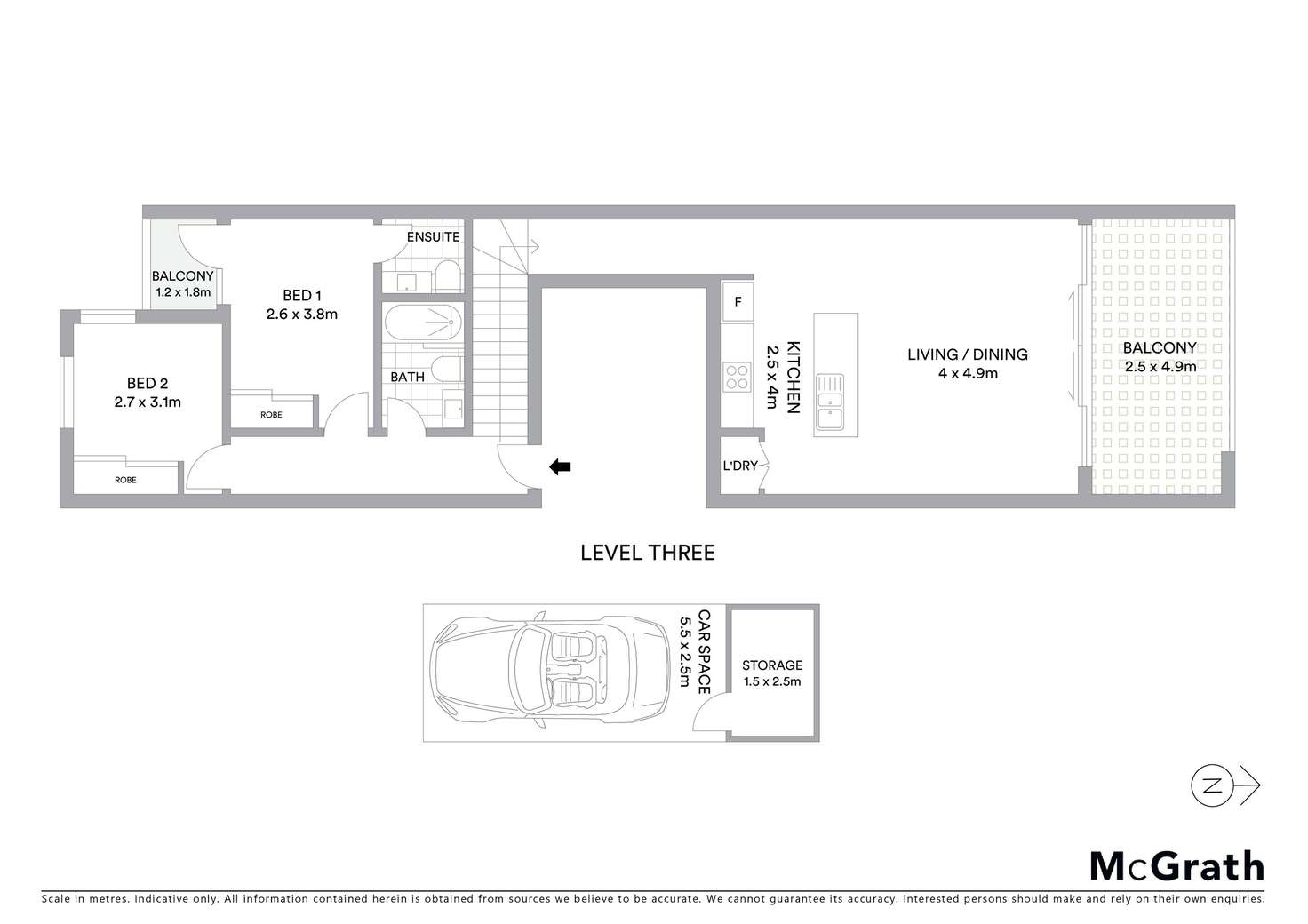Floorplan of Homely apartment listing, 17/45 Veron Street, Wentworthville NSW 2145