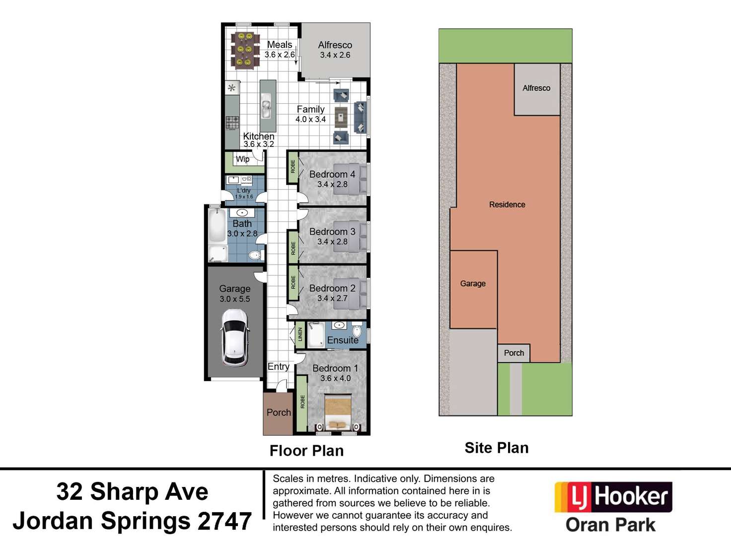 Floorplan of Homely house listing, 32 Sharp Avenue, Jordan Springs NSW 2747
