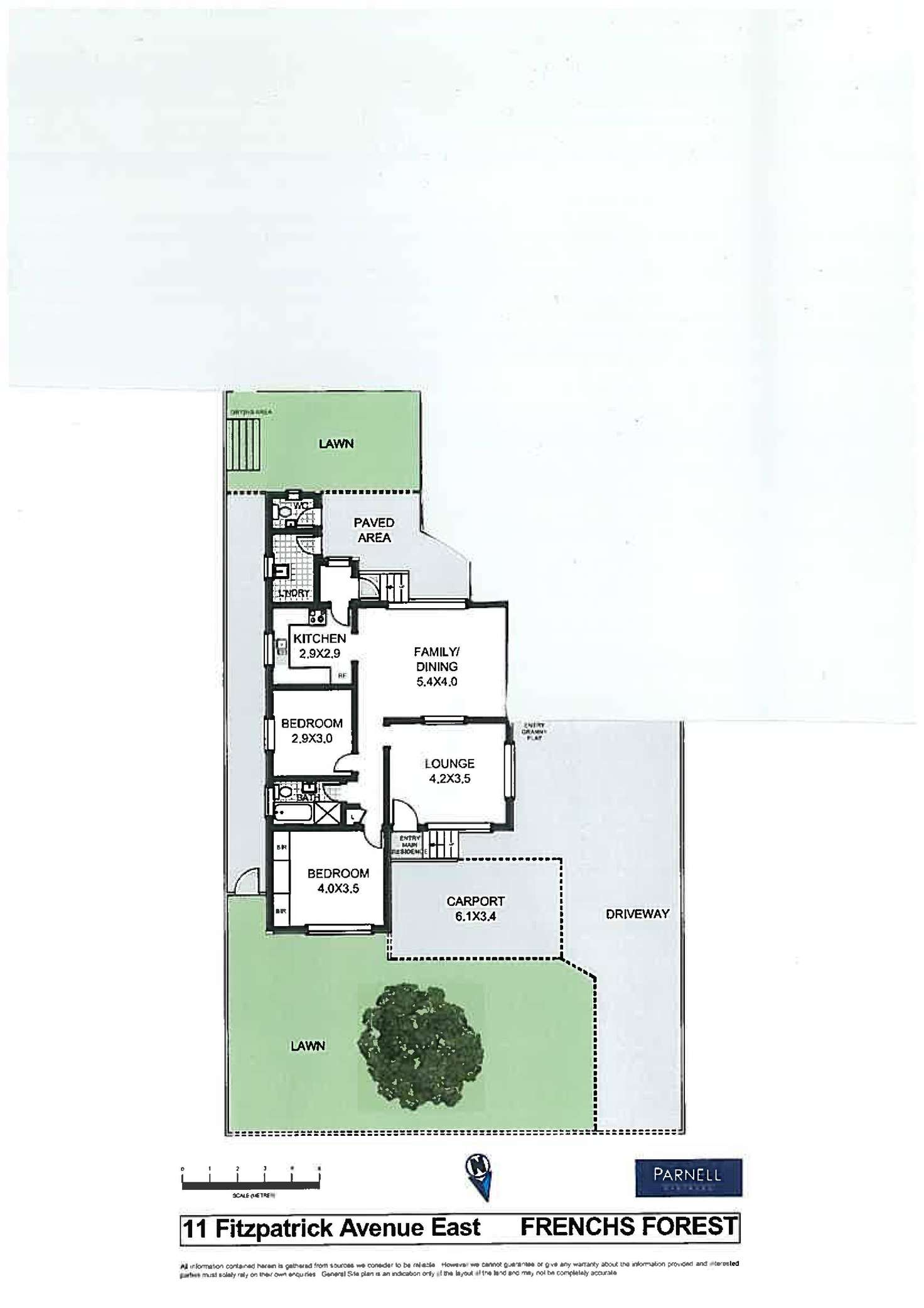 Floorplan of Homely house listing, 11 Fitzpatrick Avenue East, Frenchs Forest NSW 2086