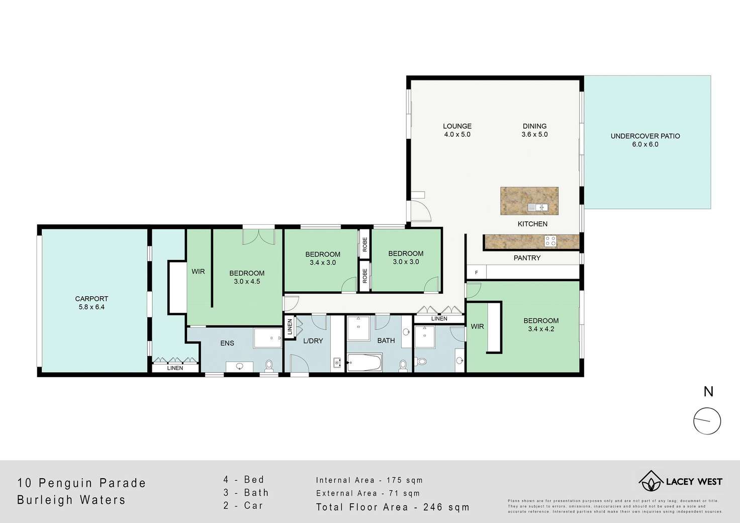 Floorplan of Homely house listing, 10 Penguin Parade, Burleigh Waters QLD 4220