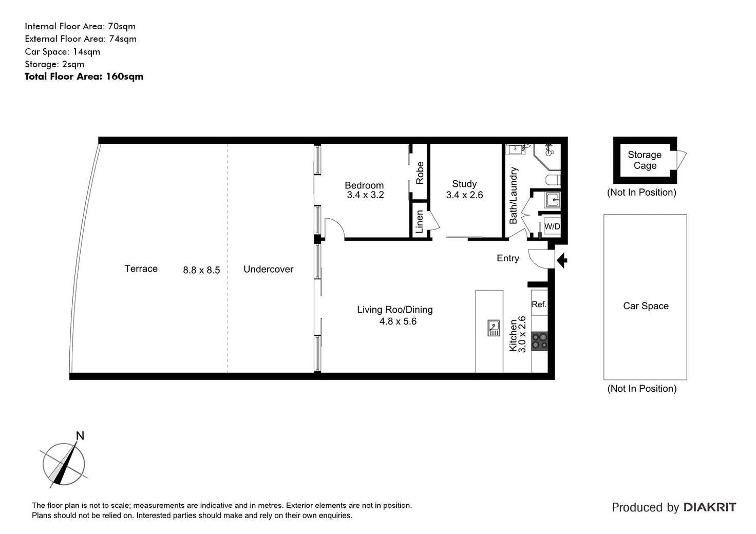 Floorplan of Homely apartment listing, B105/1 Avenue Of Europe, Newington NSW 2127