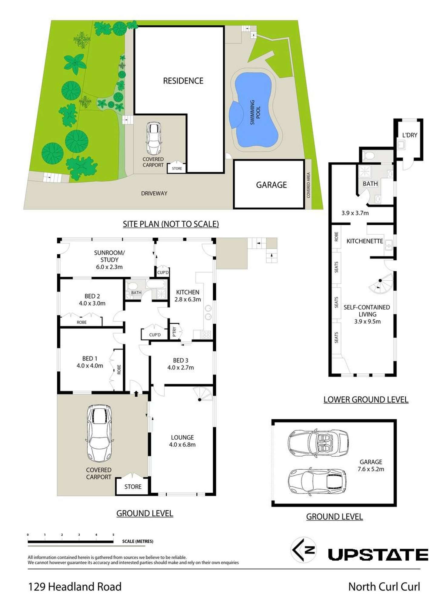 Floorplan of Homely house listing, 129 Headland Road, North Curl Curl NSW 2099