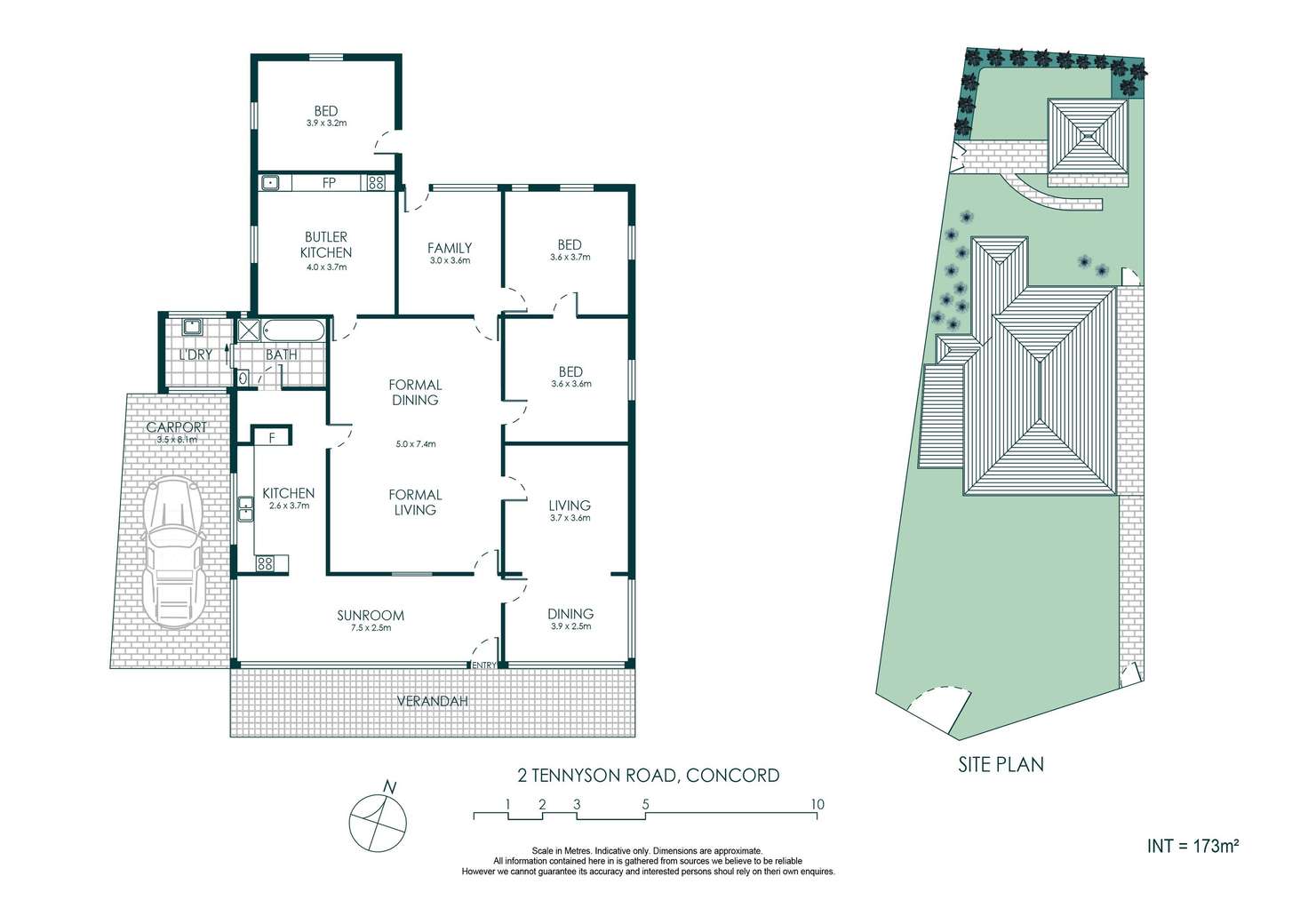 Floorplan of Homely house listing, 2 Tennyson Road, Concord NSW 2137