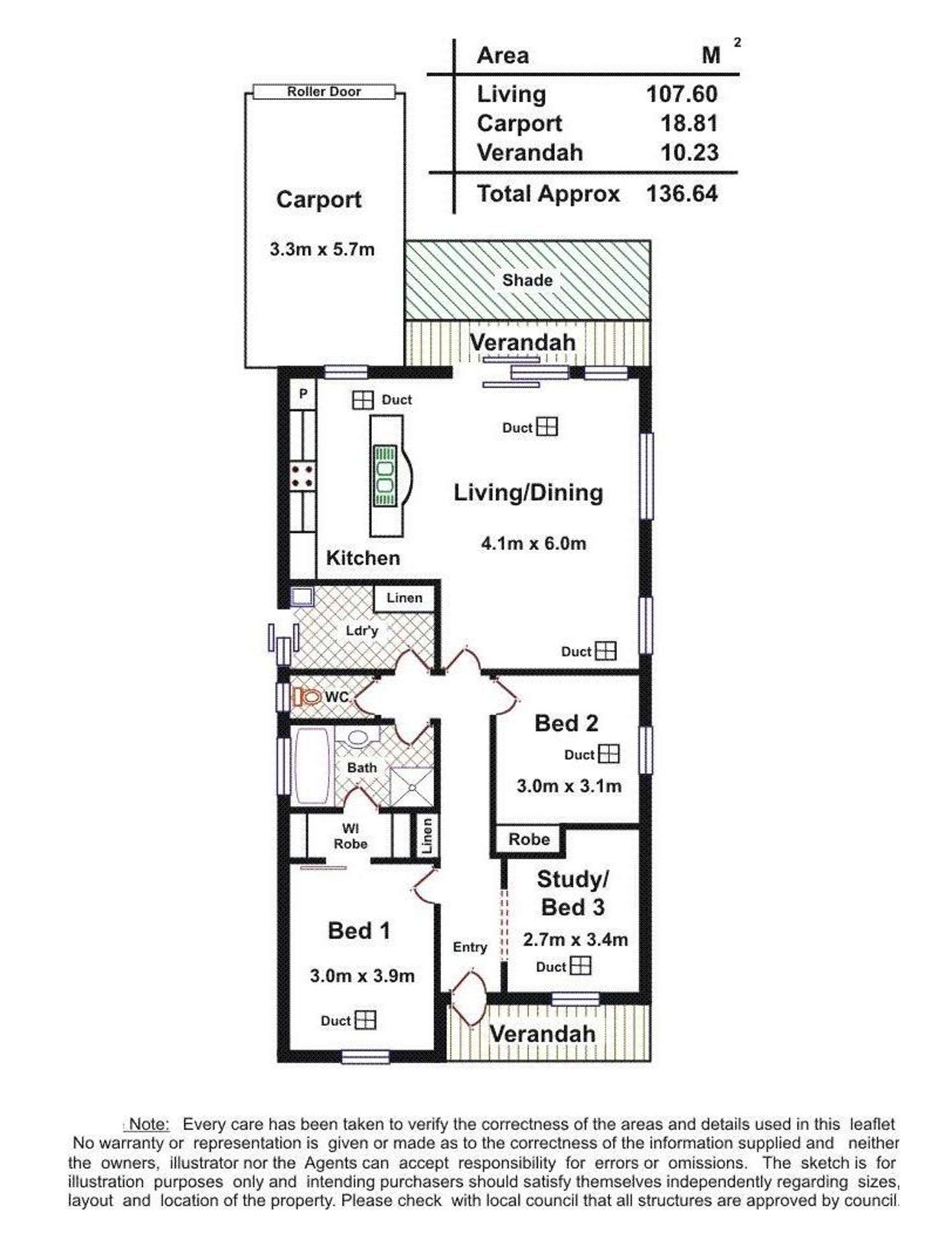 Floorplan of Homely house listing, 13A Navigator Drive, Northgate SA 5085