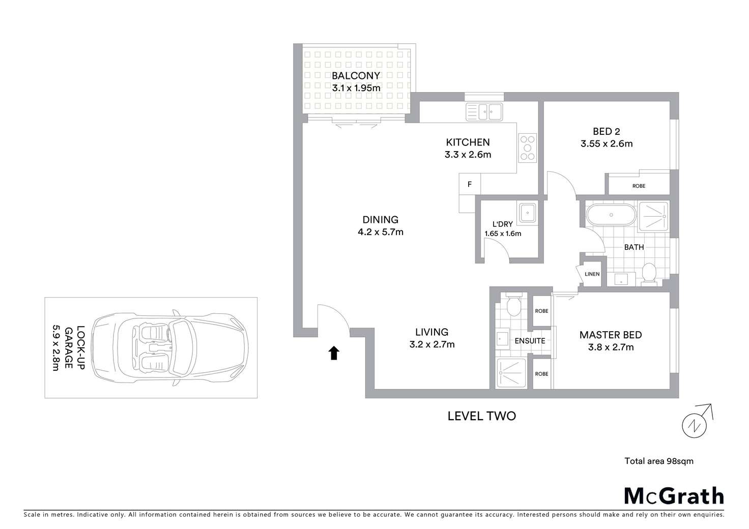 Floorplan of Homely unit listing, 12/29-31 Good Street, Westmead NSW 2145