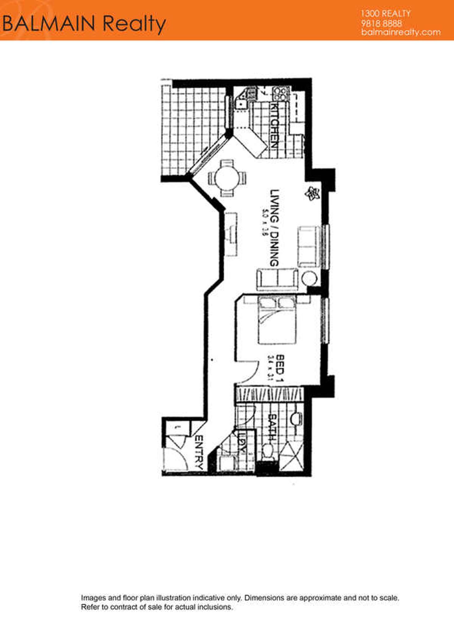 Floorplan of Homely apartment listing, Level 4/28 Warayama Place, Rozelle NSW 2039