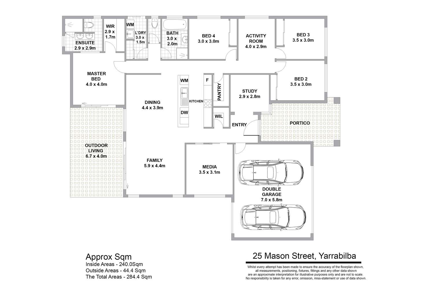 Floorplan of Homely house listing, 25 Mason Street, Yarrabilba QLD 4207