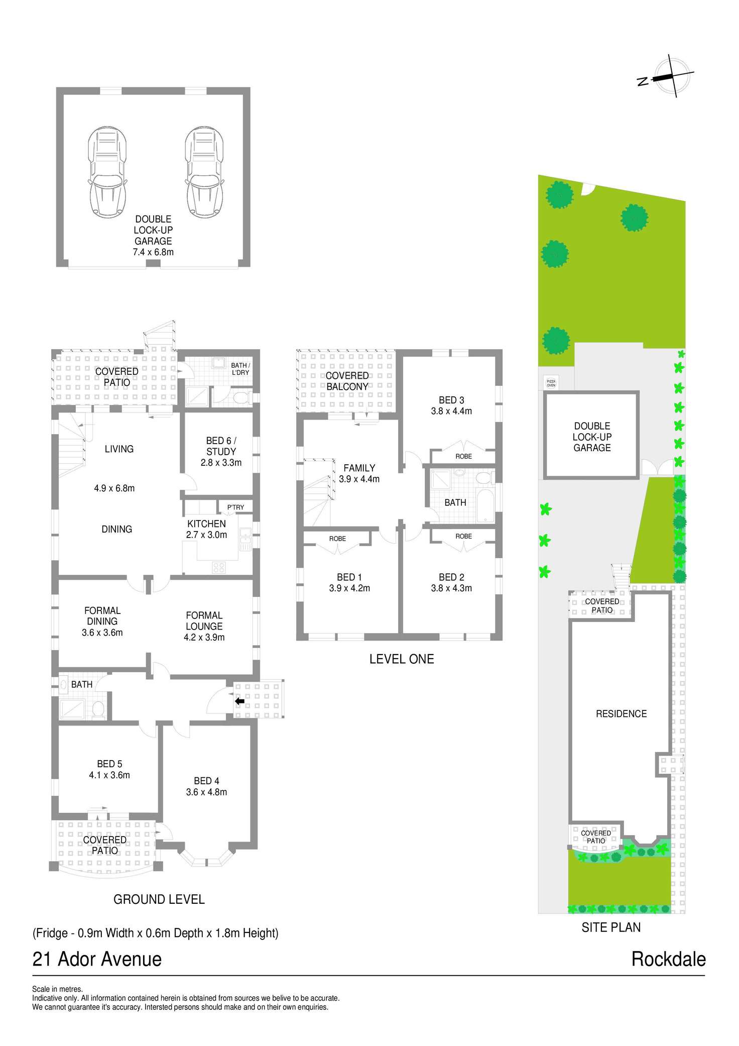 Floorplan of Homely house listing, 21 Ador Avenue, Rockdale NSW 2216
