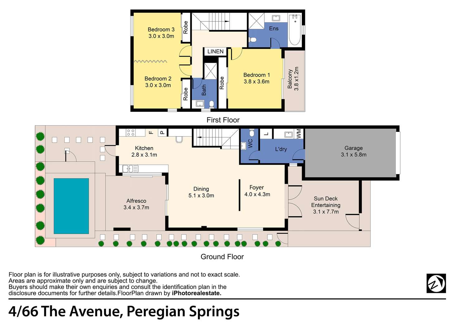 Floorplan of Homely house listing, 4/66 The Avenue, Peregian Springs QLD 4573