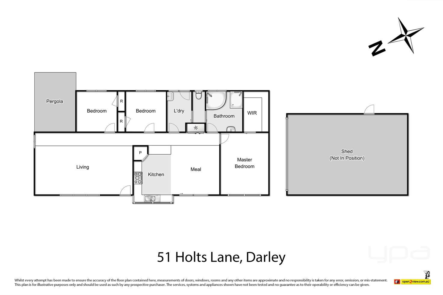 Floorplan of Homely house listing, 51 Holts Lane, Darley VIC 3340