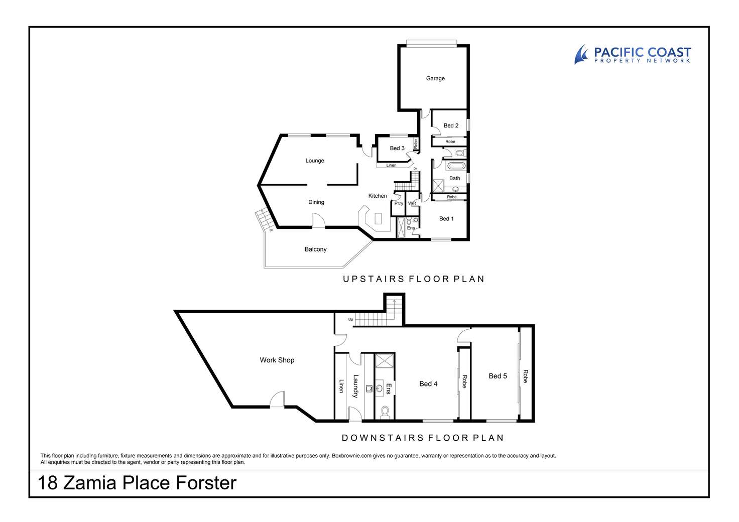 Floorplan of Homely house listing, 18 Zamia Place, Forster NSW 2428