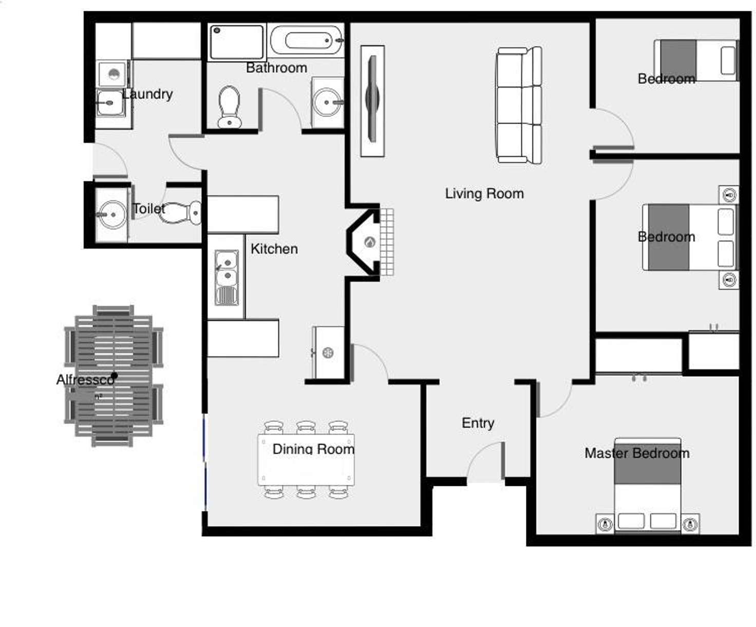 Floorplan of Homely house listing, 63 Yelta Road, Merbein VIC 3505
