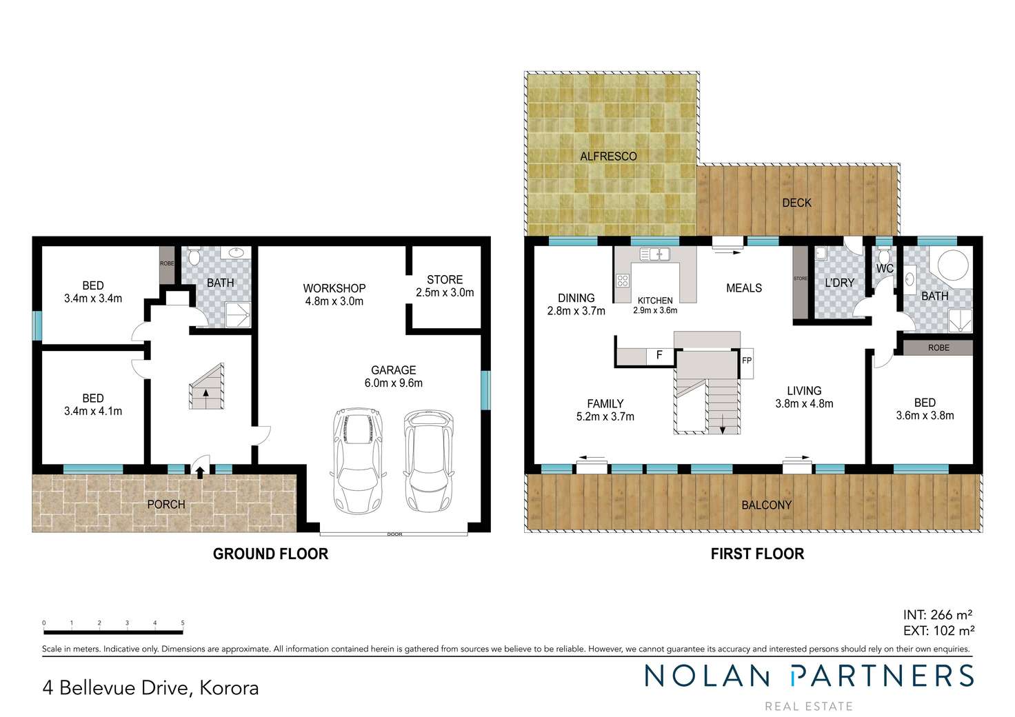 Floorplan of Homely house listing, 4 Bellevue Drive, Korora NSW 2450