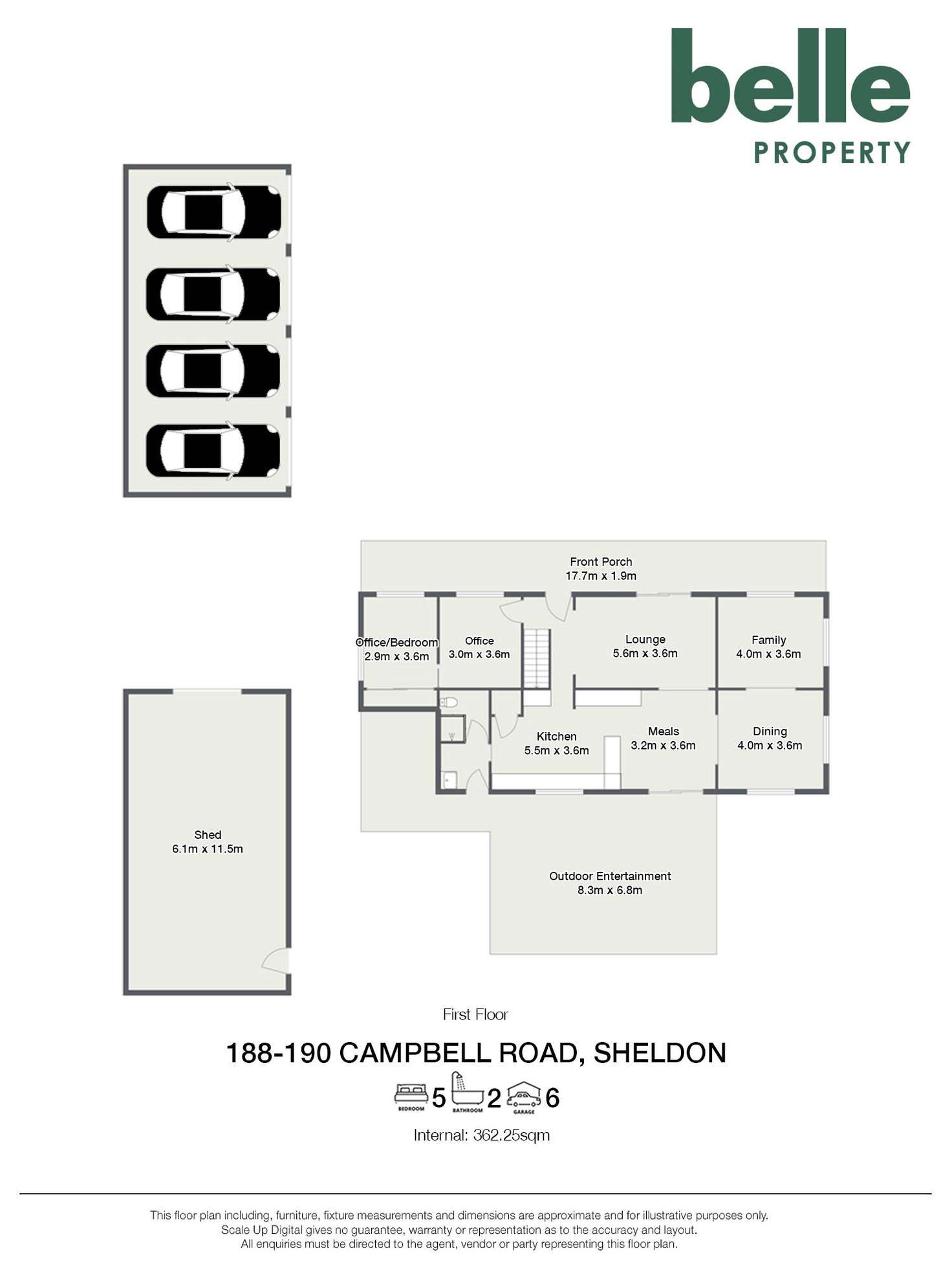 Floorplan of Homely house listing, 188-190 Campbell Road, Sheldon QLD 4157