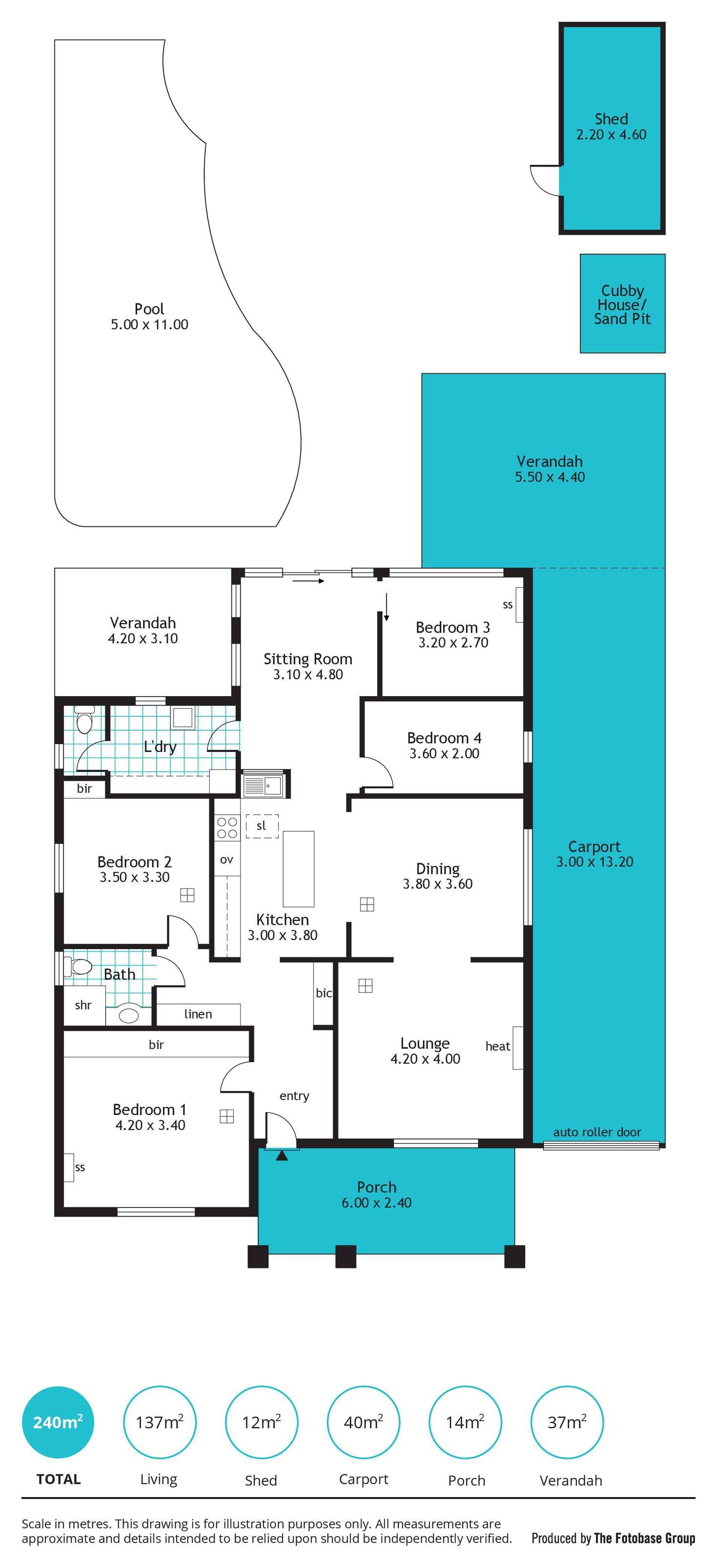 Floorplan of Homely house listing, 8 Fairweather Avenue, Woodville South SA 5011