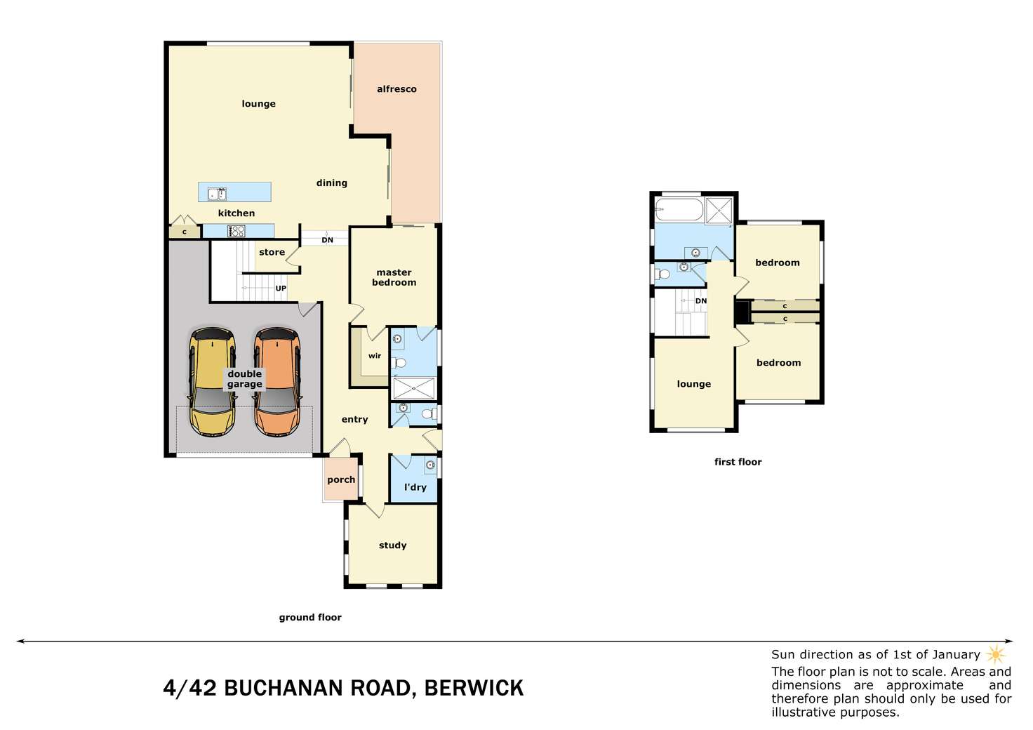 Floorplan of Homely townhouse listing, 4/42 Buchanan Road, Berwick VIC 3806