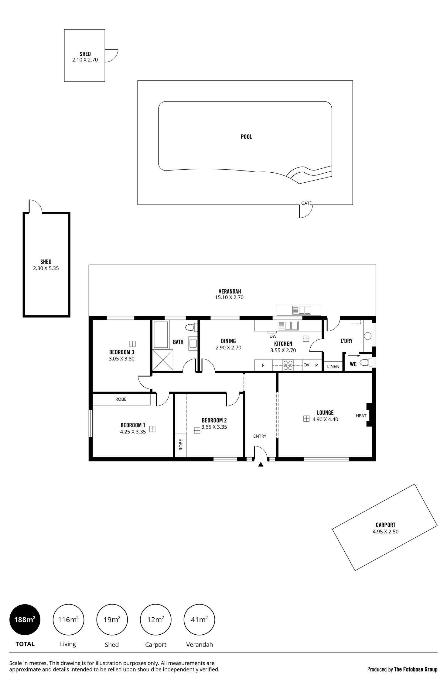 Floorplan of Homely unit listing, 7/5 Church Street, Highgate SA 5063