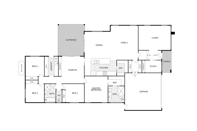 Floorplan of Homely house listing, 42 McGowan Crescent, Googong NSW 2620
