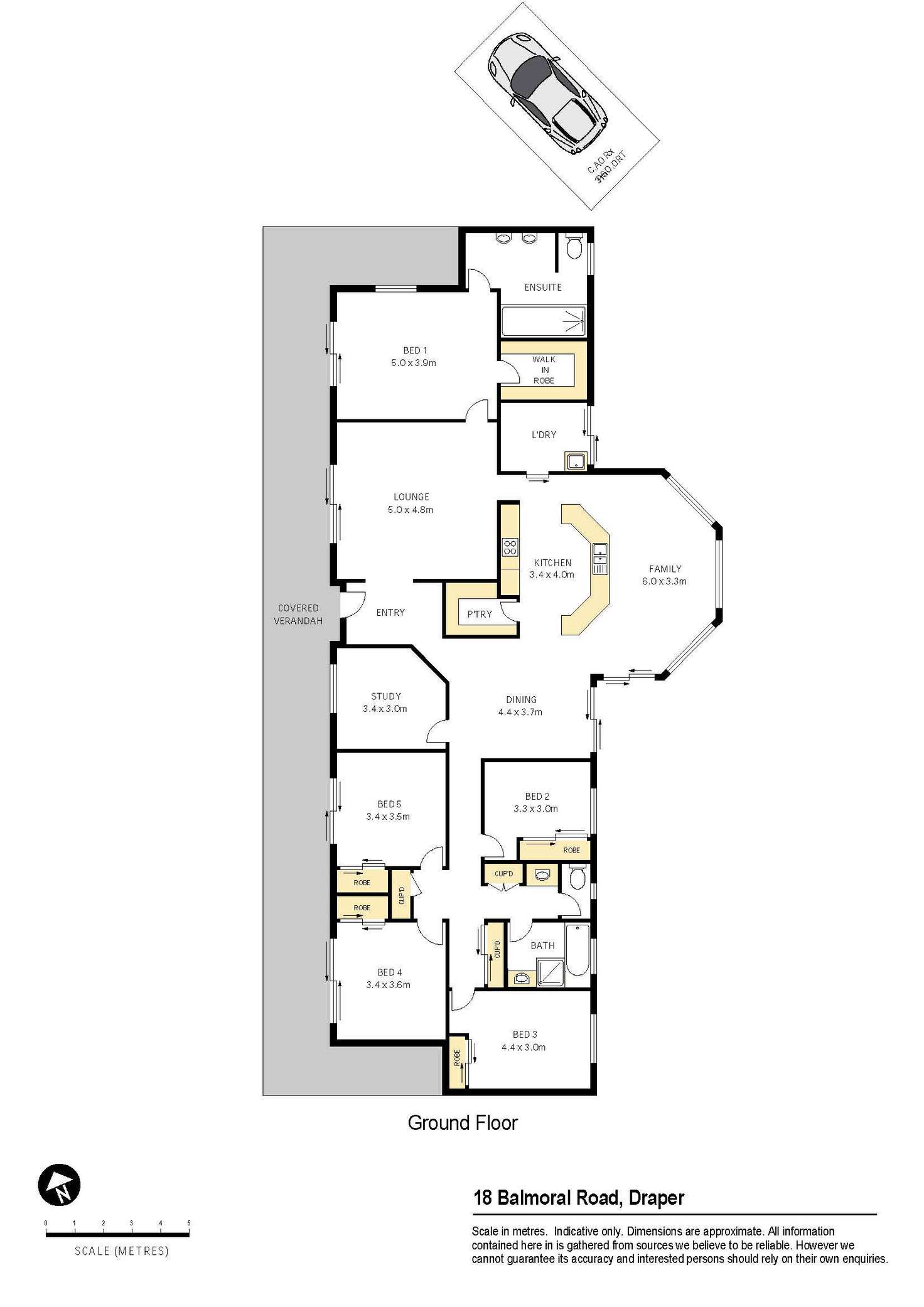 Floorplan of Homely house listing, 18 Balmoral Road, Draper QLD 4520